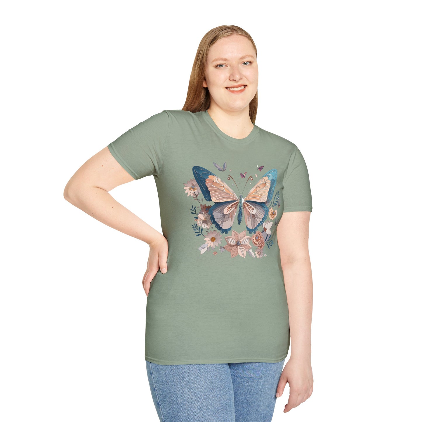 Butterfly Shirt, T Shirt with Butterfly, Monarch Shirt