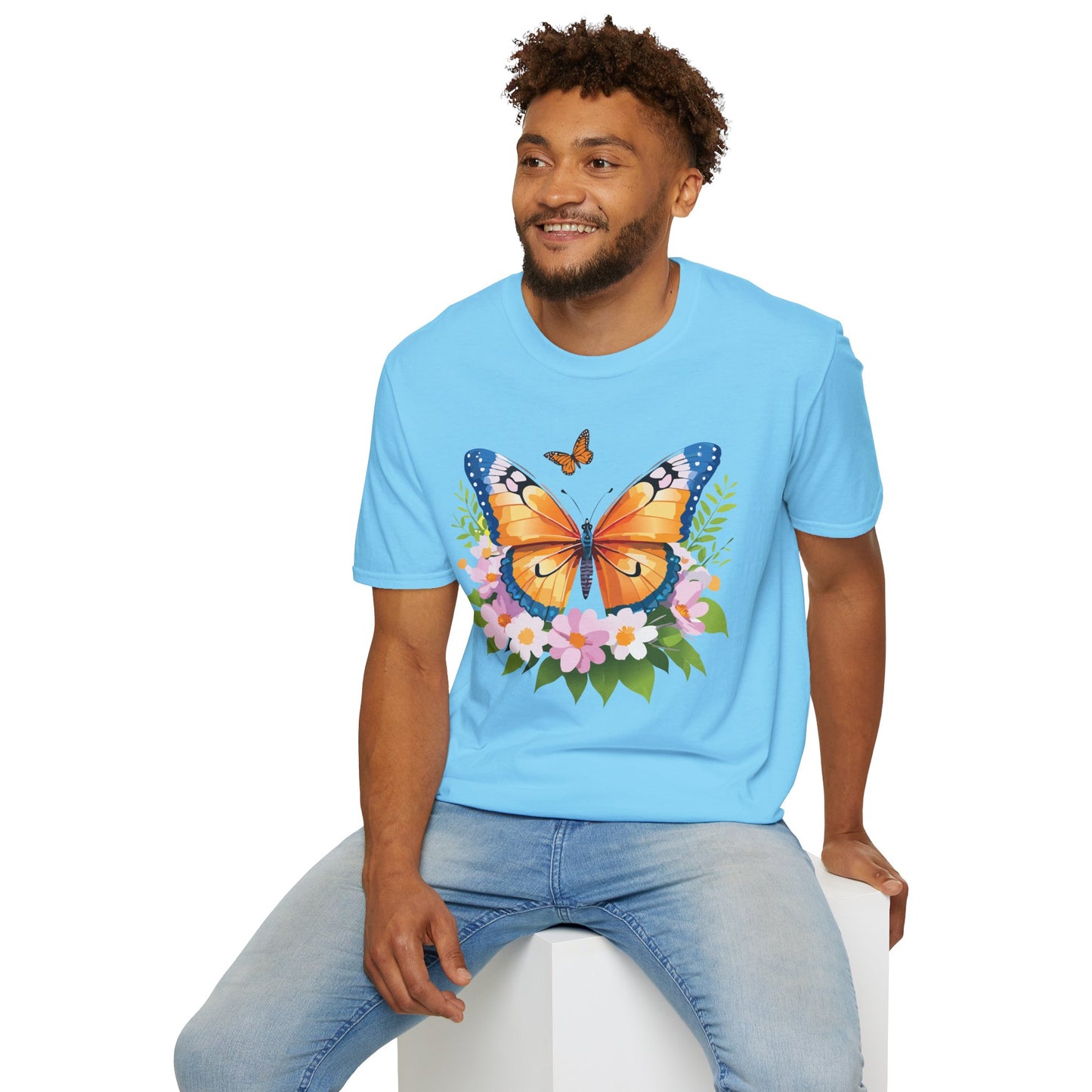 Butterfly Shirt, T Shirt with Butterfly, Monarch Shirt
