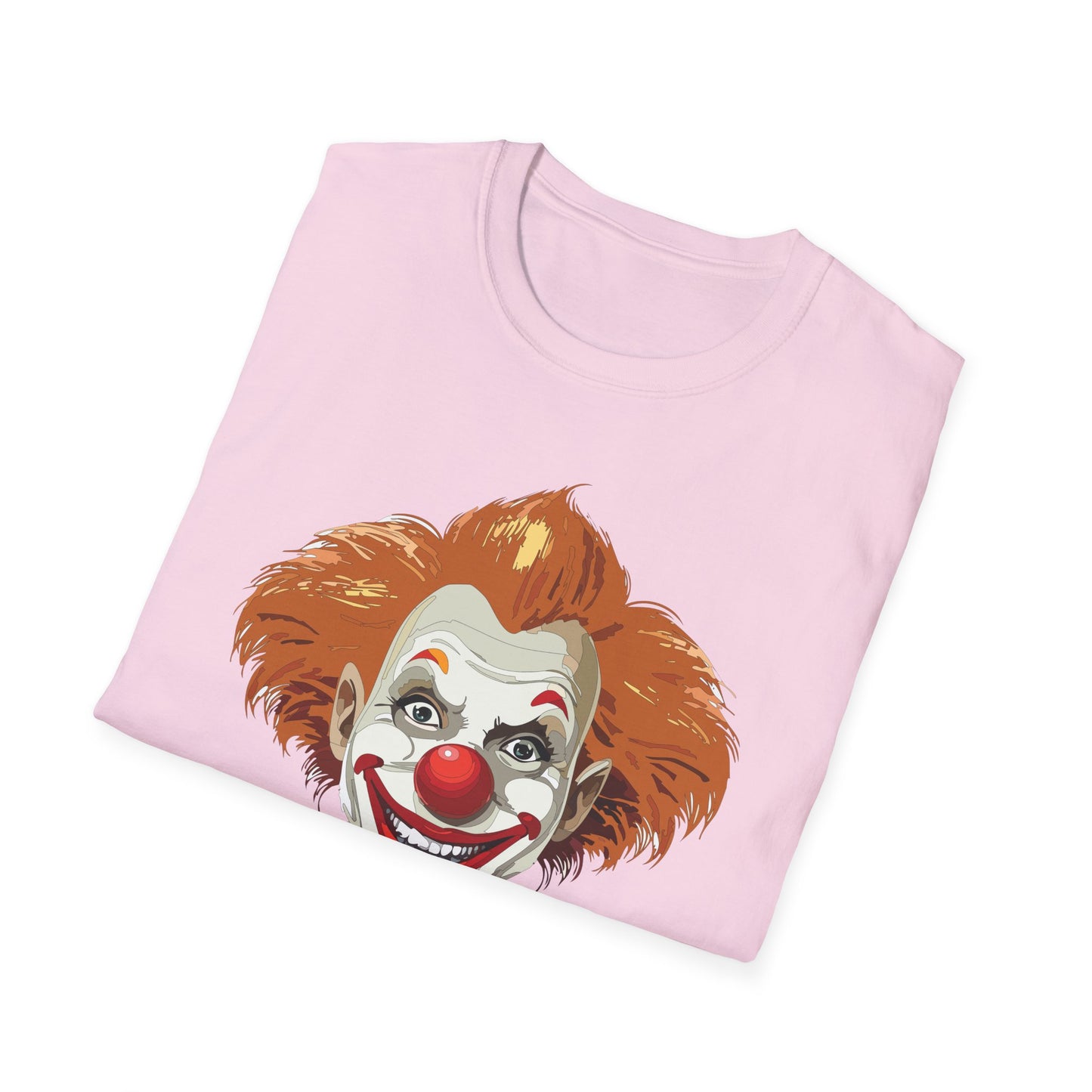 Clown Shirt, T Shirt with Clown, Funny Man Shirt, Tee Shirt with Funny Man, Circus Shirt, Shirt with Circus, Scary Man Shirt, Shirt with Scary Man