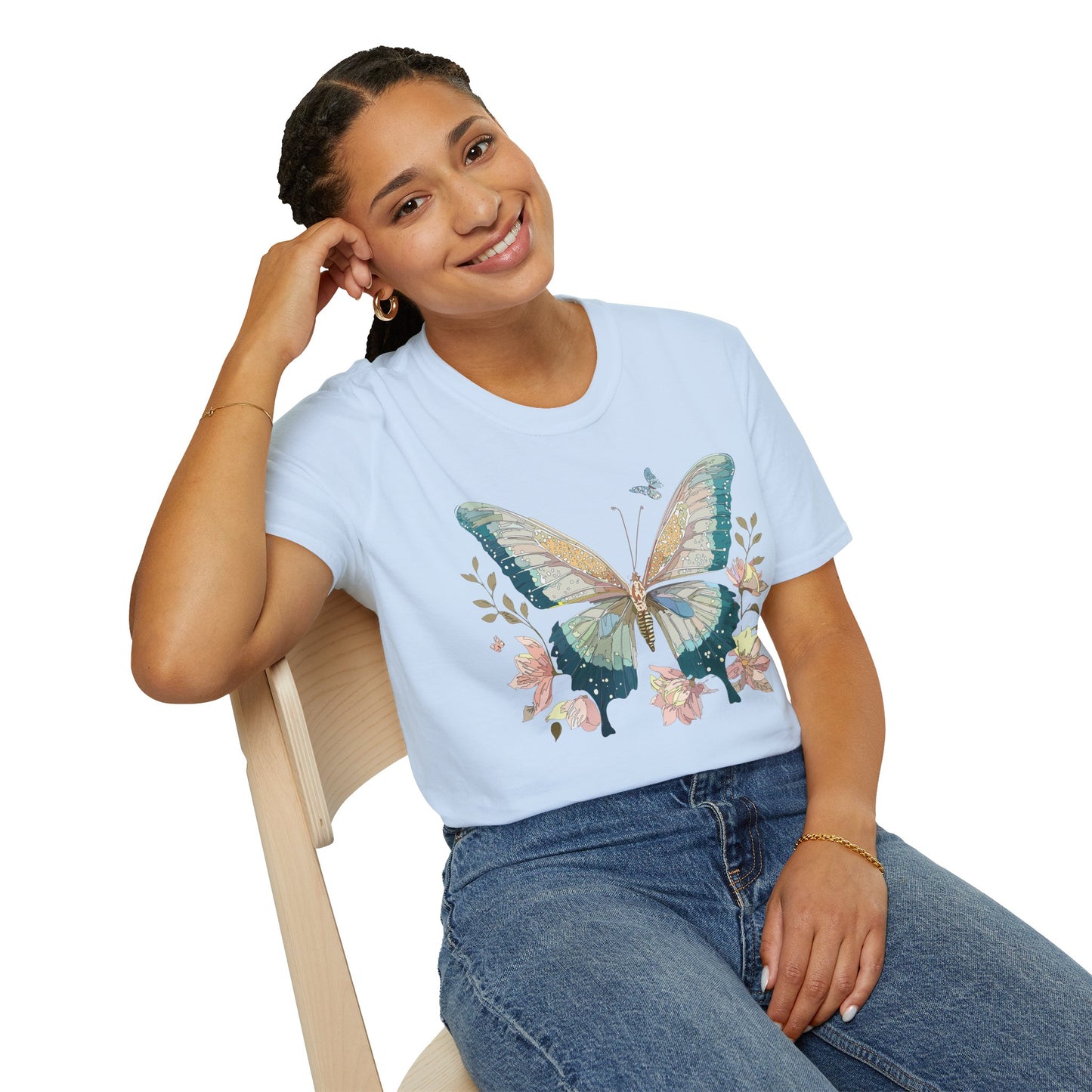 Butterfly Shirt, T Shirt with Butterfly, Monarch Shirt