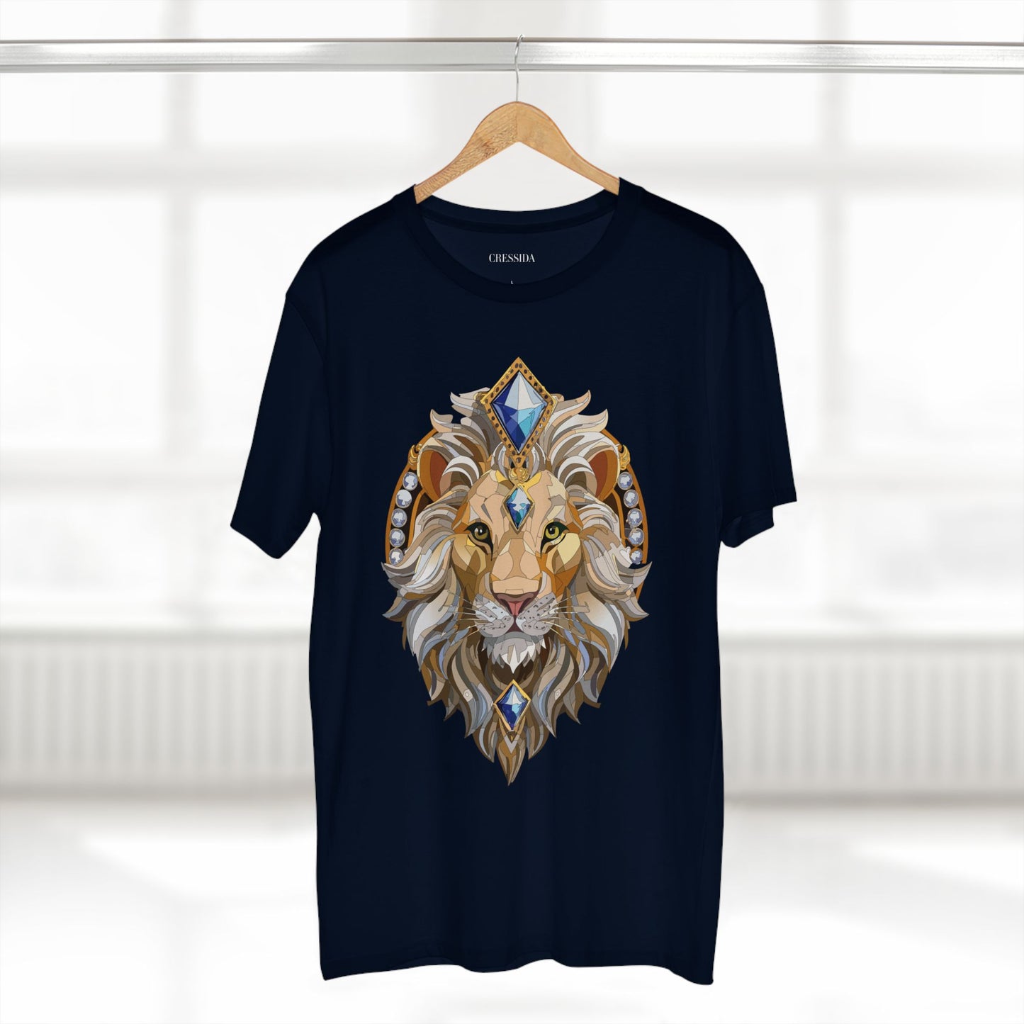 Unisex Animal Medallion Graphic Tee 100 Percent Cotton Premium Shirt