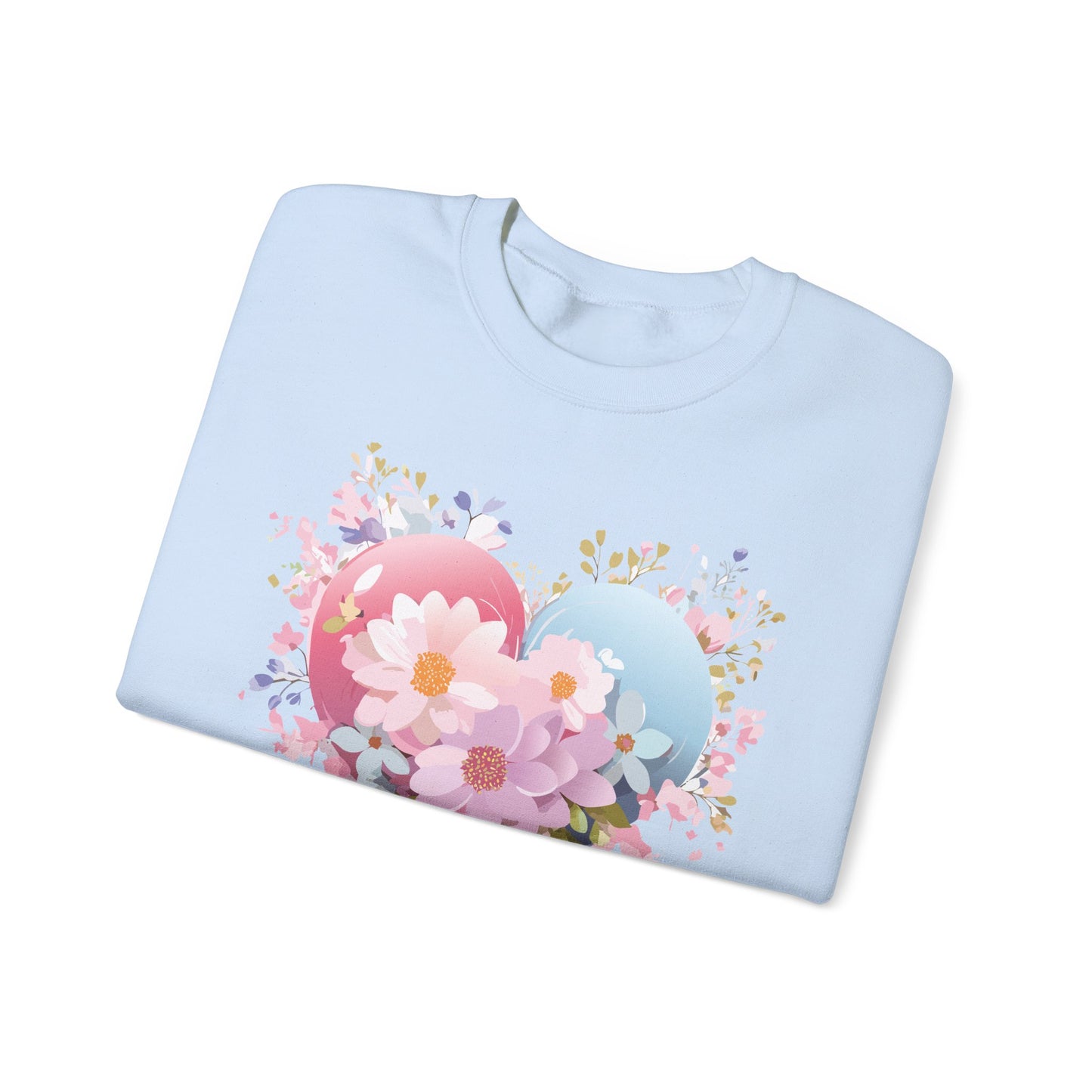 Floral Heart Sweatshirt, Floral Love Sweatshirt, Valentine's Day Sweatshirt, Heart Floral Sweatshirt