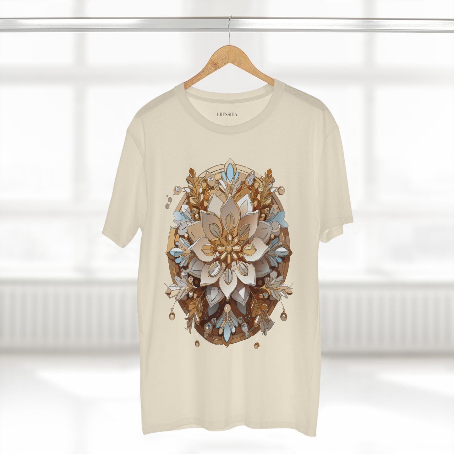 Floral Shirt, Shirt with Flower, Tee Shirt with Antique Flower