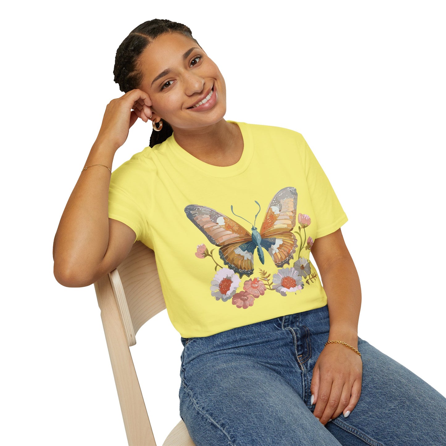 Butterfly Shirt, T Shirt with Butterfly, Monarch Shirt