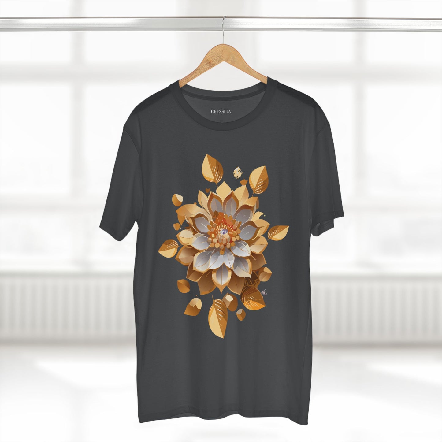 Floral Shirt, Shirt with Flower, Tee Shirt with Antique Flower