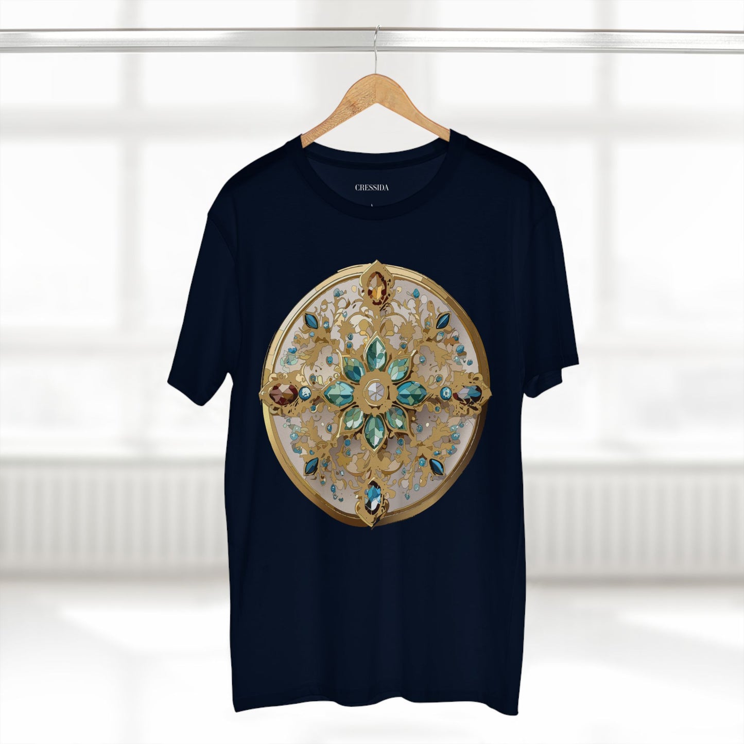 Medallion Shirt, Shirt with Medallion, Tee Shirt with Medal