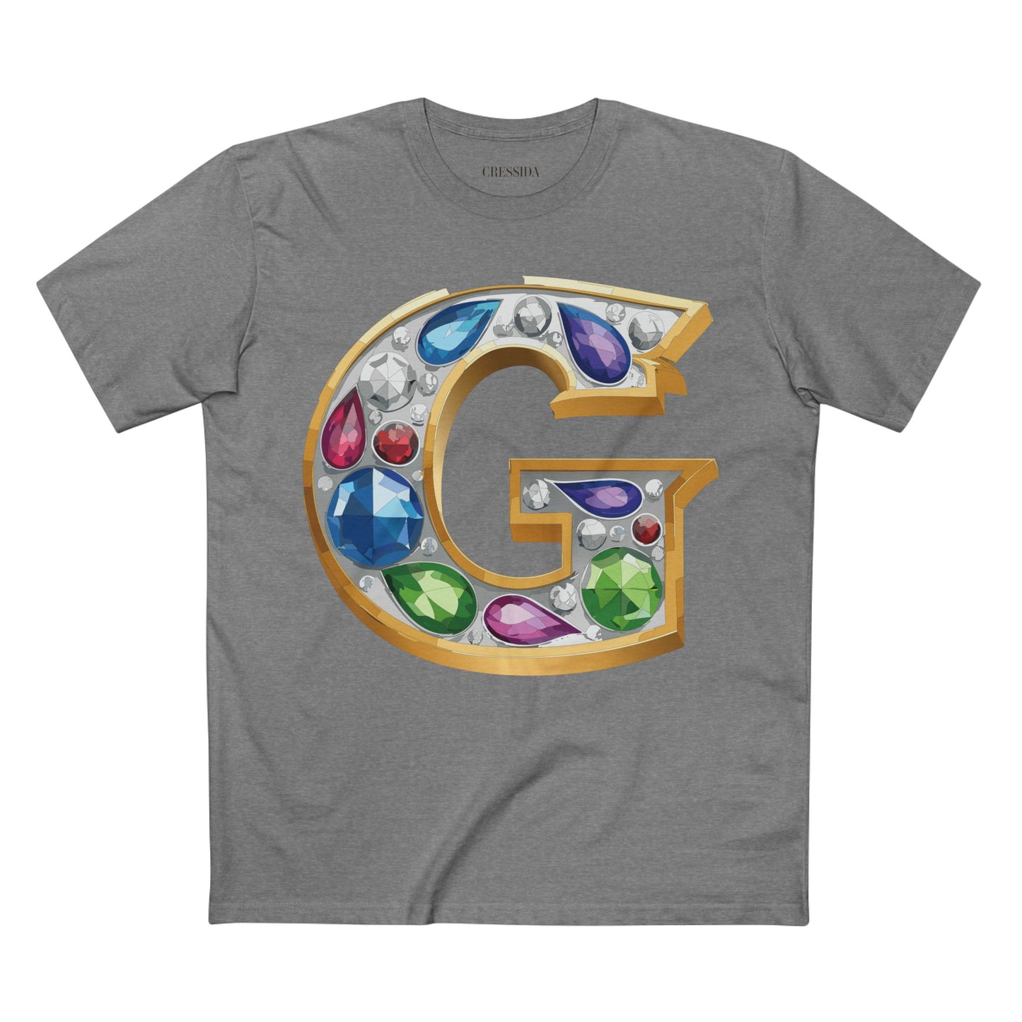 Letter Shirt, Shirt with Letters, Tee Shirt with Gold Letters