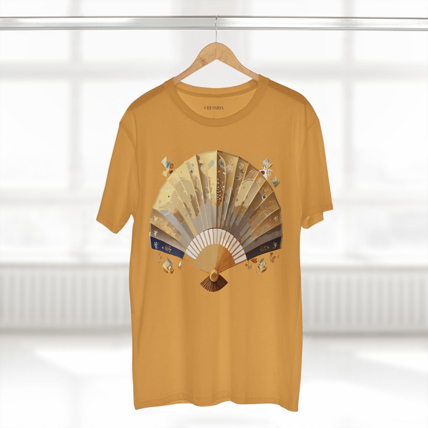 Fan shirt, Shirt with Fan, Tee Shirt with Antique Fan