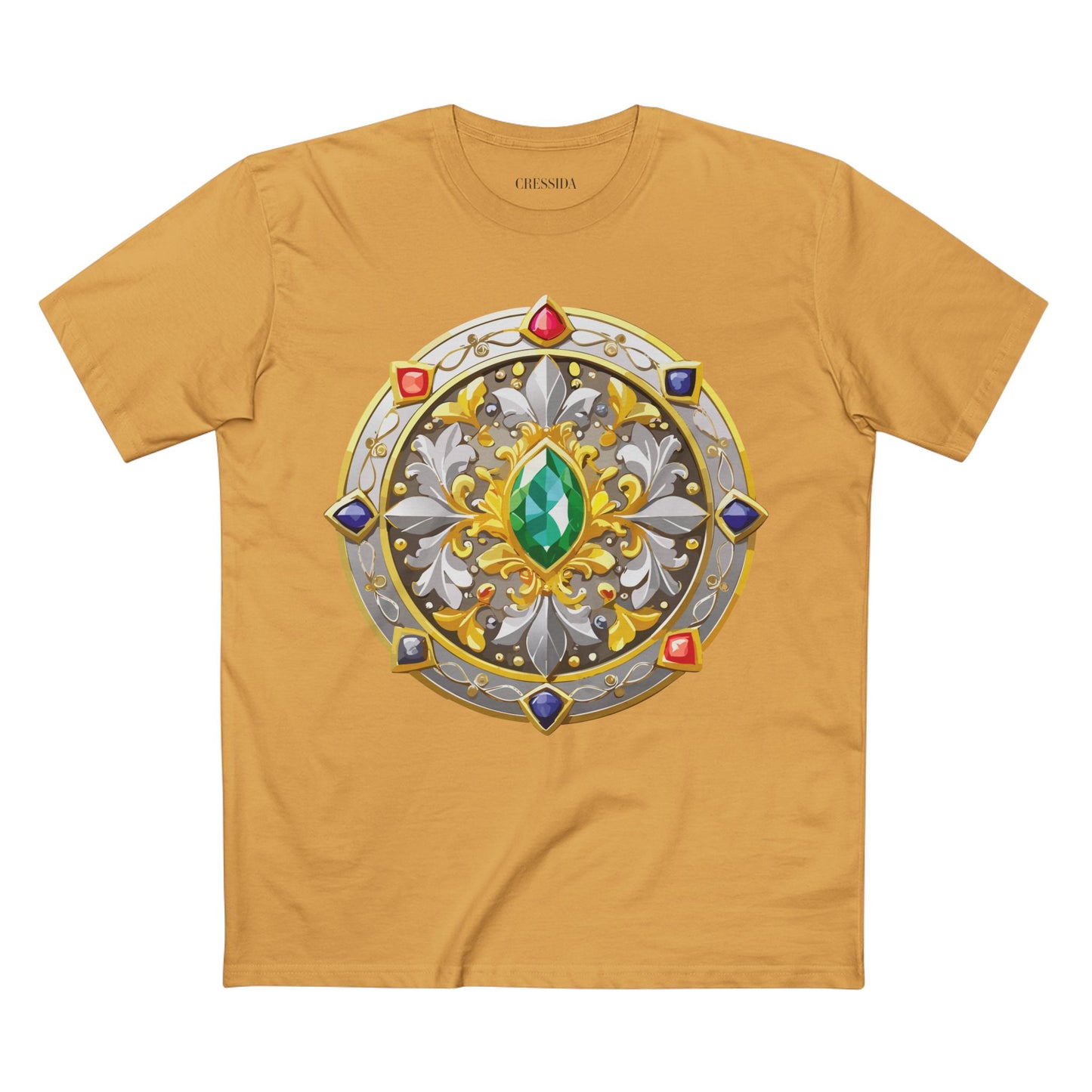 Medallion Shirt, Shirt with Medallion, Tee Shirt with Medal