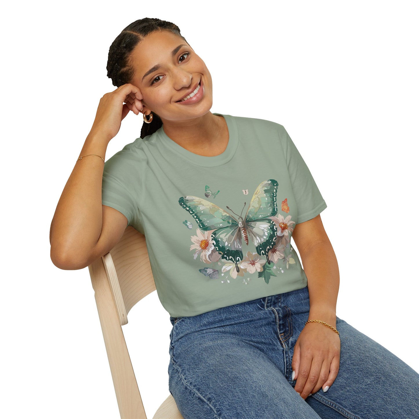 Butterfly Shirt, T Shirt with Butterfly, Monarch Shirt