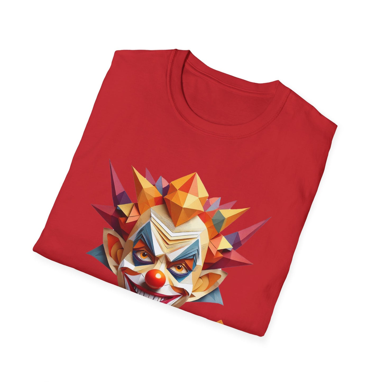 Clown Shirt, T Shirt with Clown, Funny Man Shirt, Tee Shirt with Funny Man, Circus Shirt, Shirt with Circus, Scary Man Shirt, Shirt with Scary Man