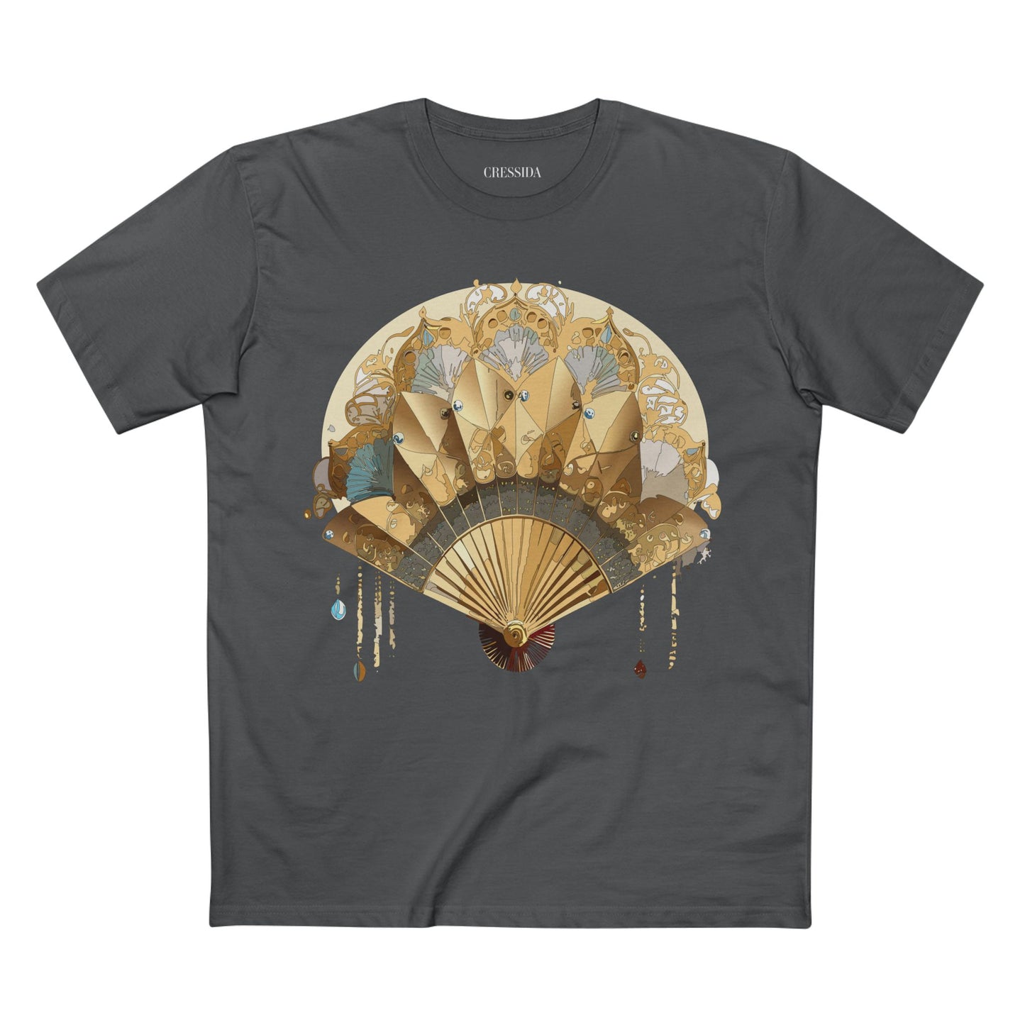 Fan shirt, Shirt with Fan, Tee Shirt with Antique Fan