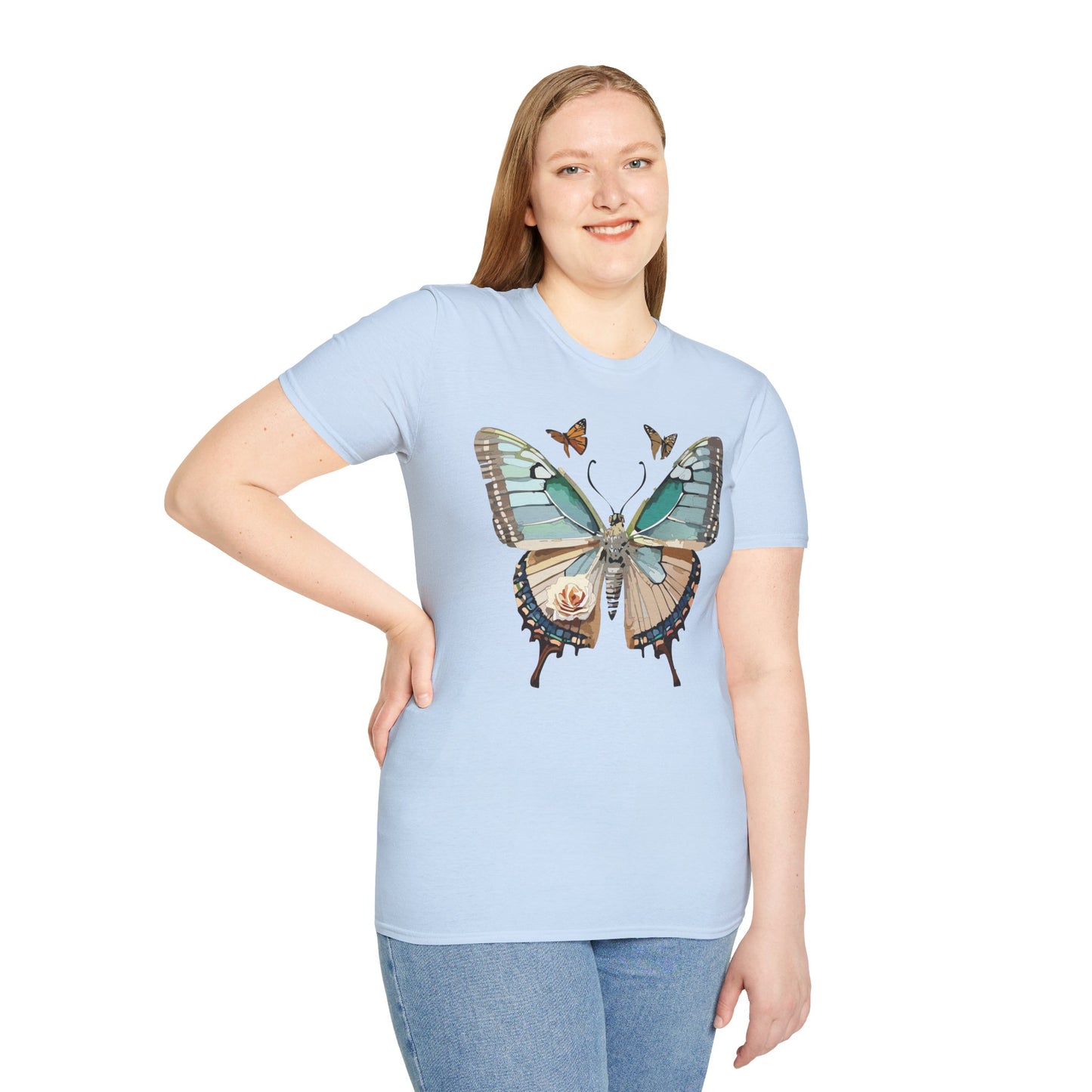 Butterfly Shirt, T Shirt with Butterfly, Monarch Shirt