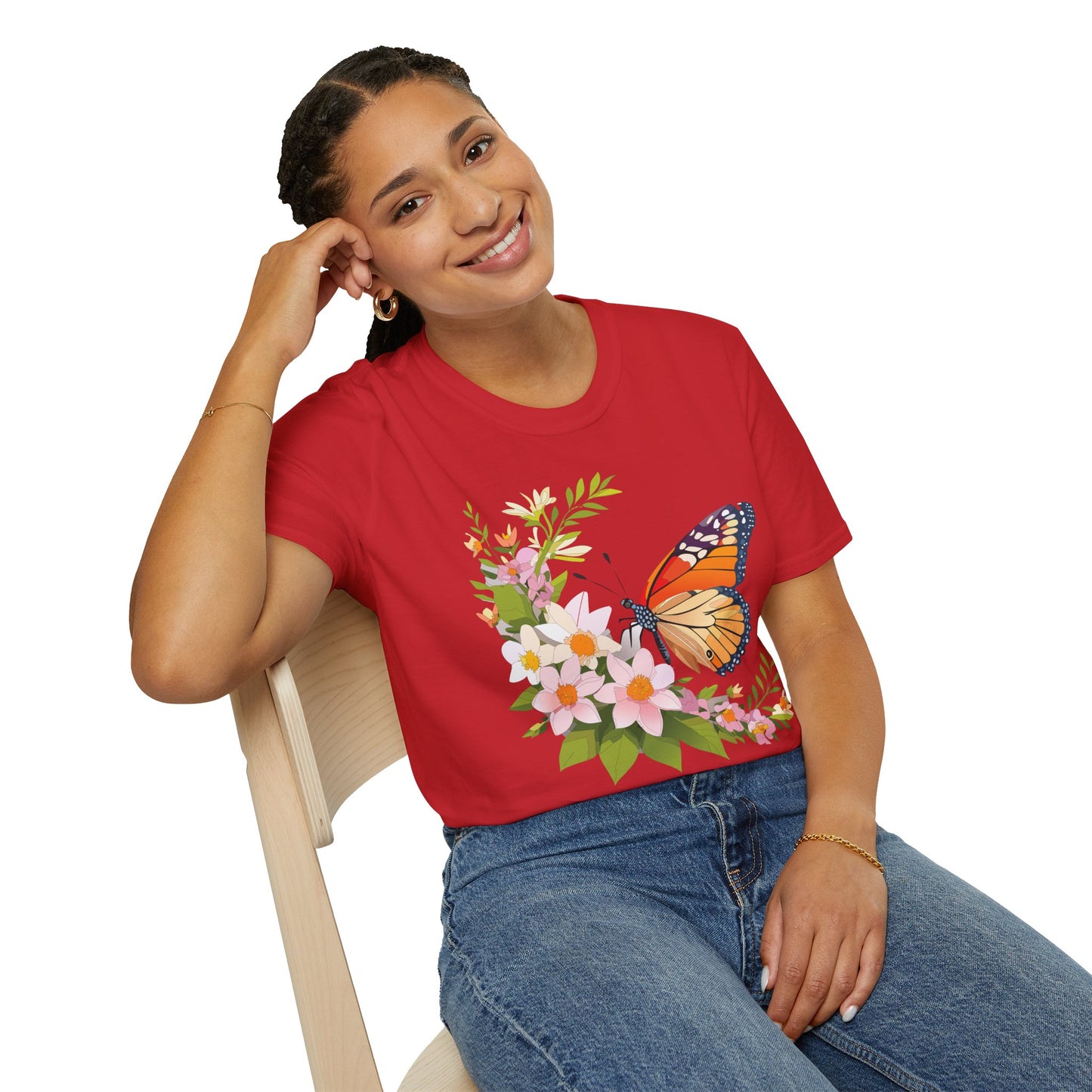 Butterfly Shirt, T Shirt with Butterfly, Monarch Shirt