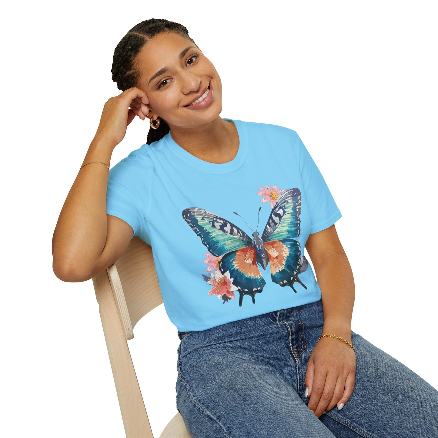Butterfly Shirt, T Shirt with Butterfly, Monarch Shirt