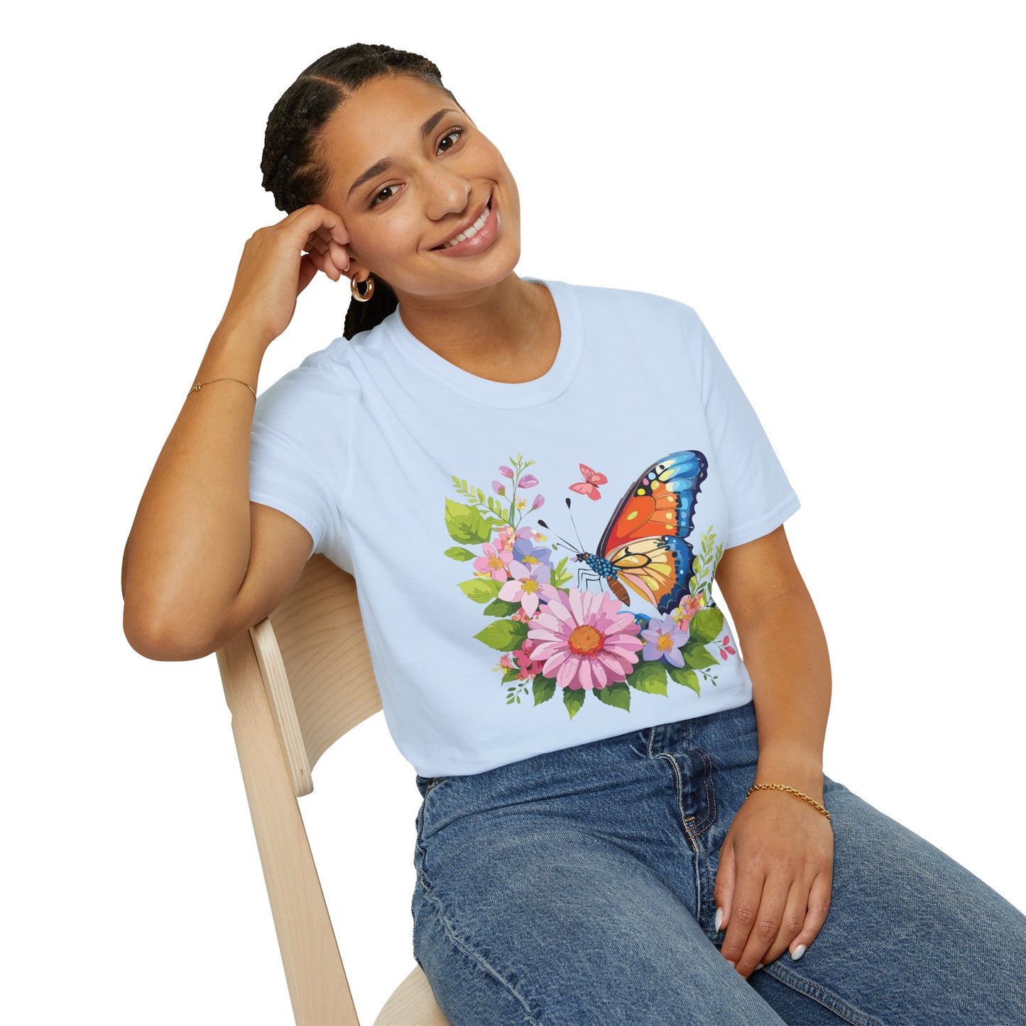 Butterfly Shirt, T Shirt with Butterfly, Monarch Shirt