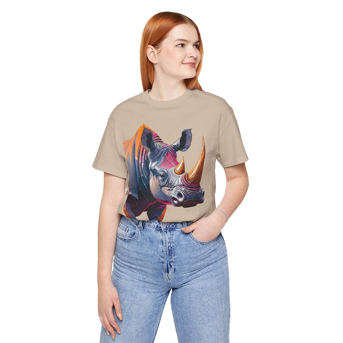Unisex Animal Shirt, Tee Shirt with Animals, Art Design Tee Shirt, Wild Animals Shirt