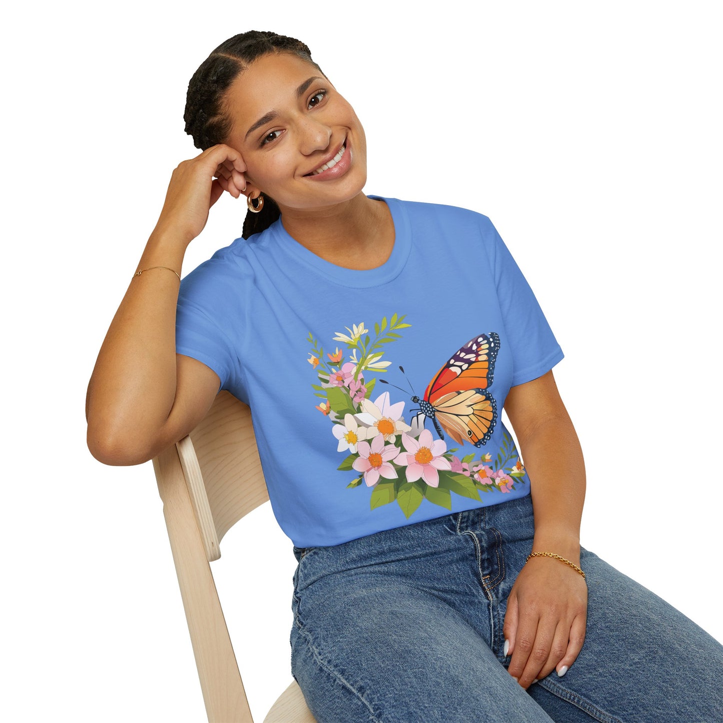 Butterfly Shirt, T Shirt with Butterfly, Monarch Shirt