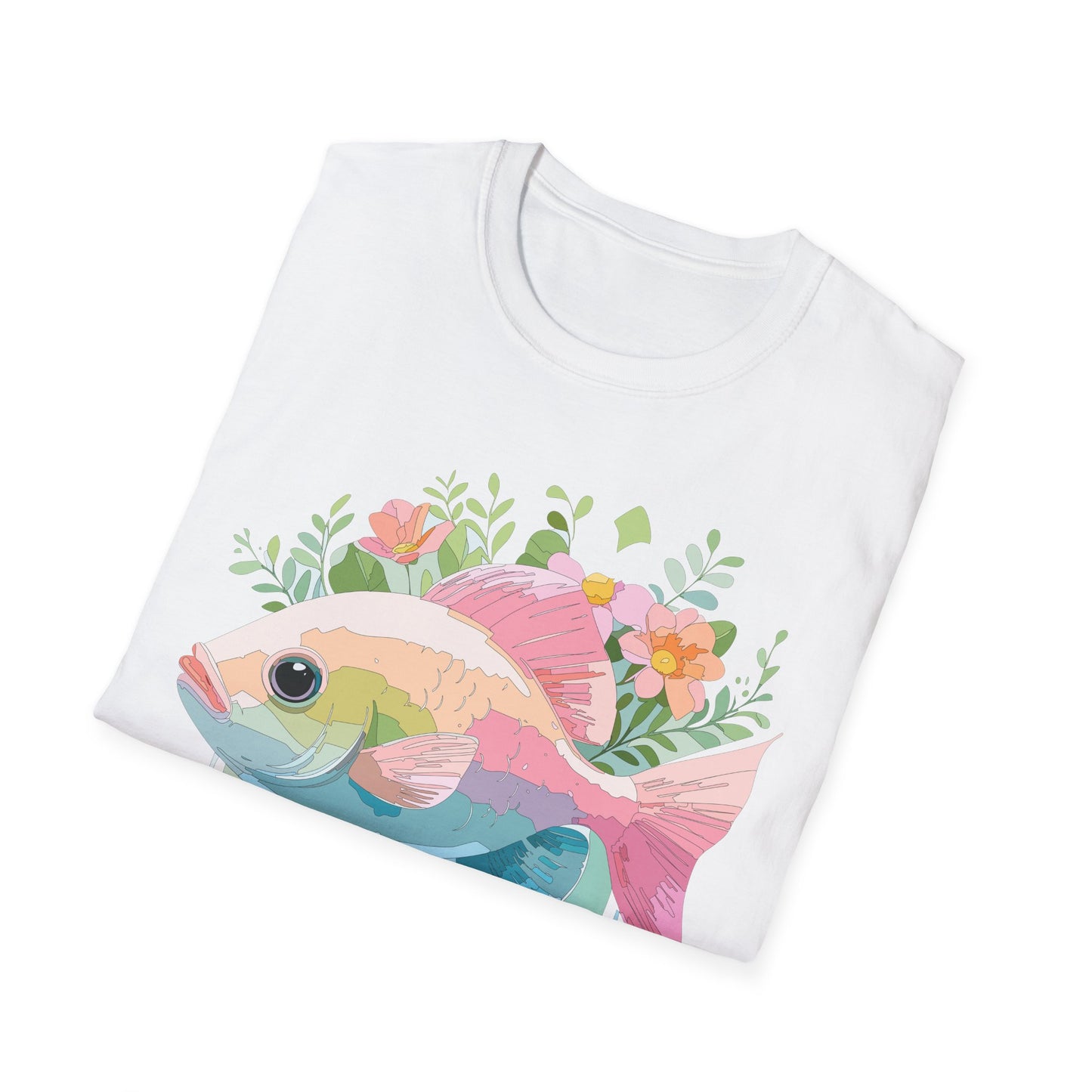 Fish Art Design Shirt, T Shirt with Fish, Graphic Shirt, Tee Shirt with Graphic Design, Shirt with Fish Graphic Art