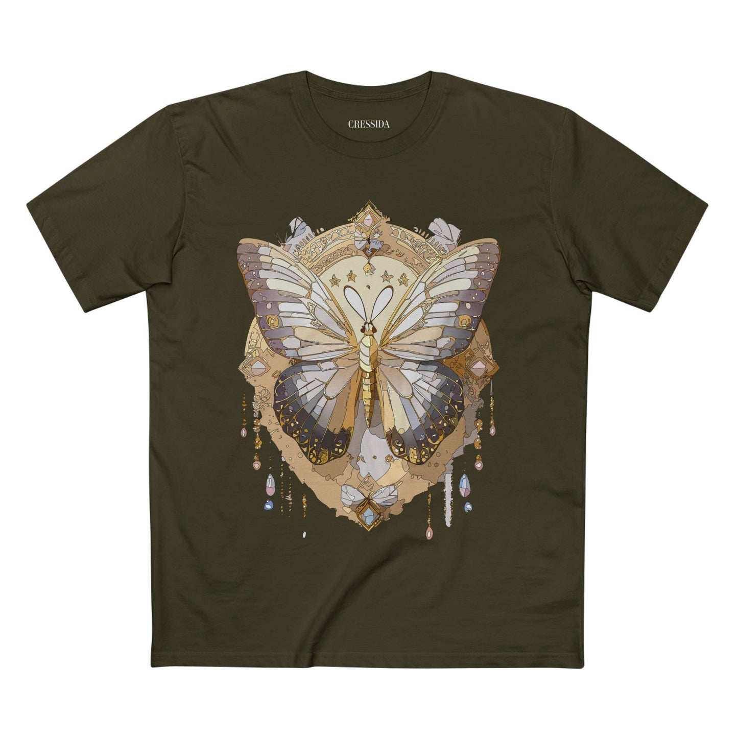 Butterfly shirt, Shirt with Butterfly, Tee Shirt with Antique Butterfly