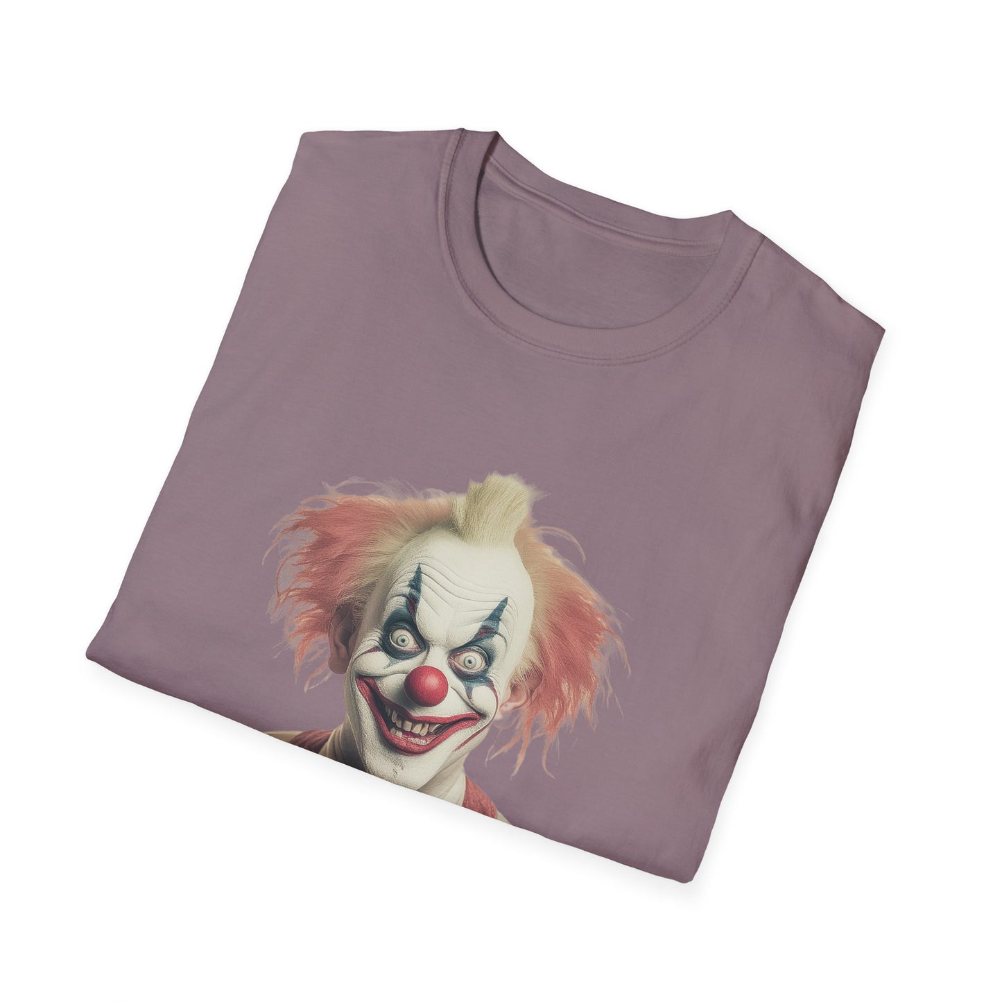 Clown Shirt, T Shirt with Clown, Funny Man Shirt, Tee Shirt with Funny Man, Circus Shirt, Shirt with Circus, Scary Man Shirt, Shirt with Scary Man