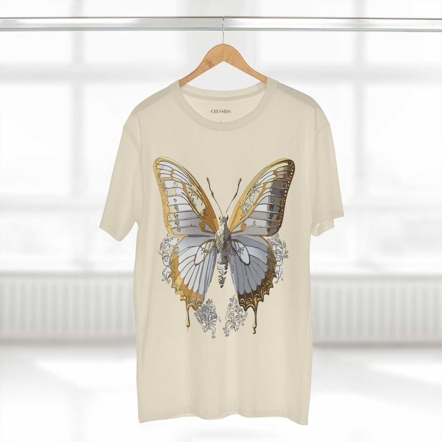 Butterfly shirt, Shirt with Butterfly, Tee Shirt with Antique Butterfly