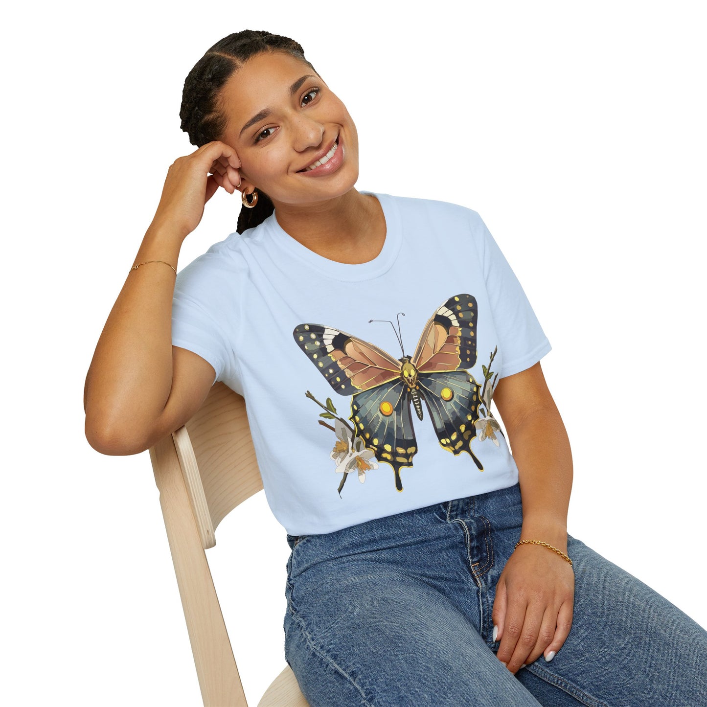 Butterfly Shirt, T Shirt with Butterfly, Monarch Shirt