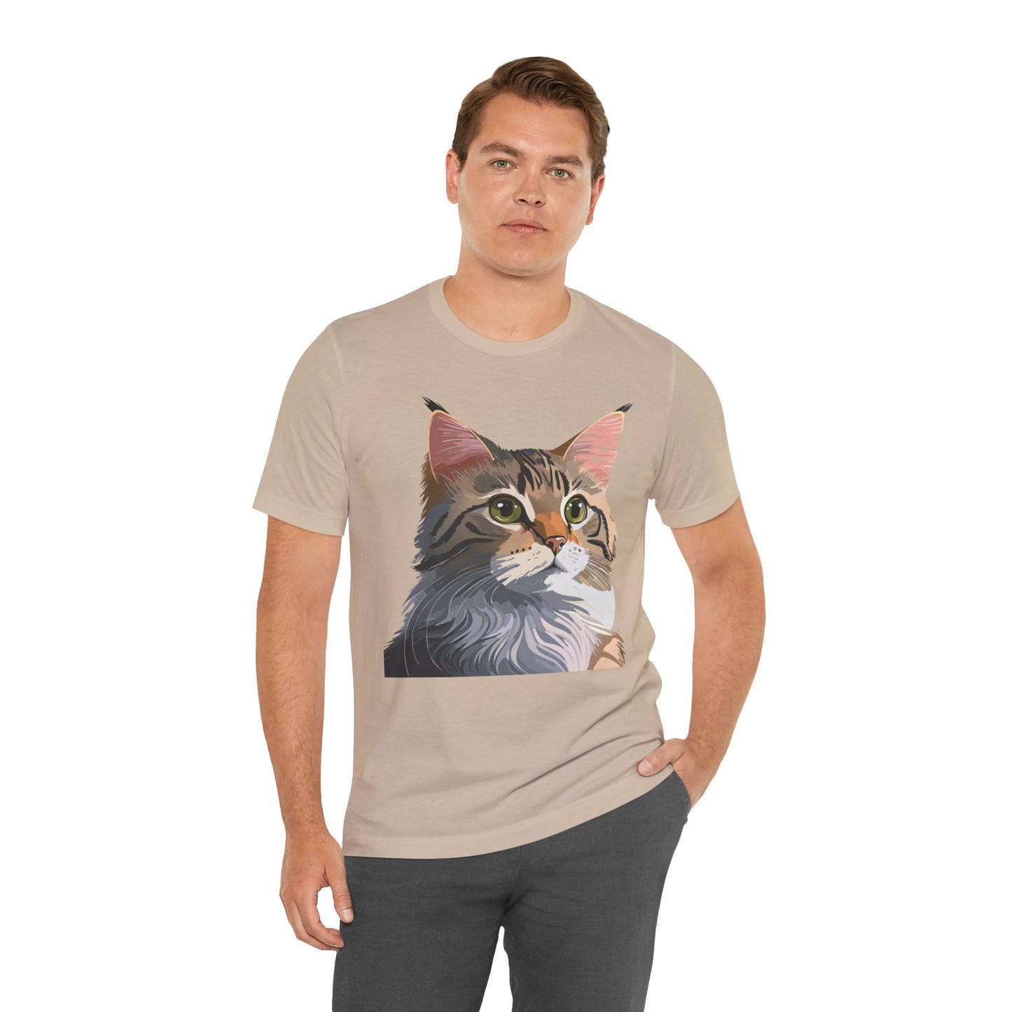 Unisex Animal Shirt, Tee Shirt with Animals, Art Design Tee Shirt, Wild Animals Shirt