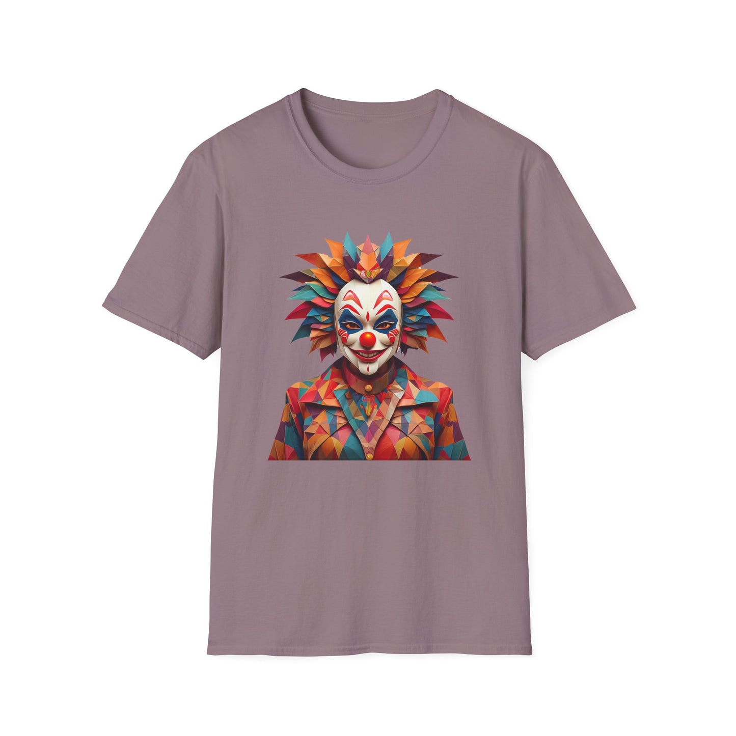 Clown Shirt, T Shirt with Clown, Funny Man Shirt, Tee Shirt with Funny Man, Circus Shirt, Shirt with Circus, Scary Man Shirt, Shirt with Scary Man