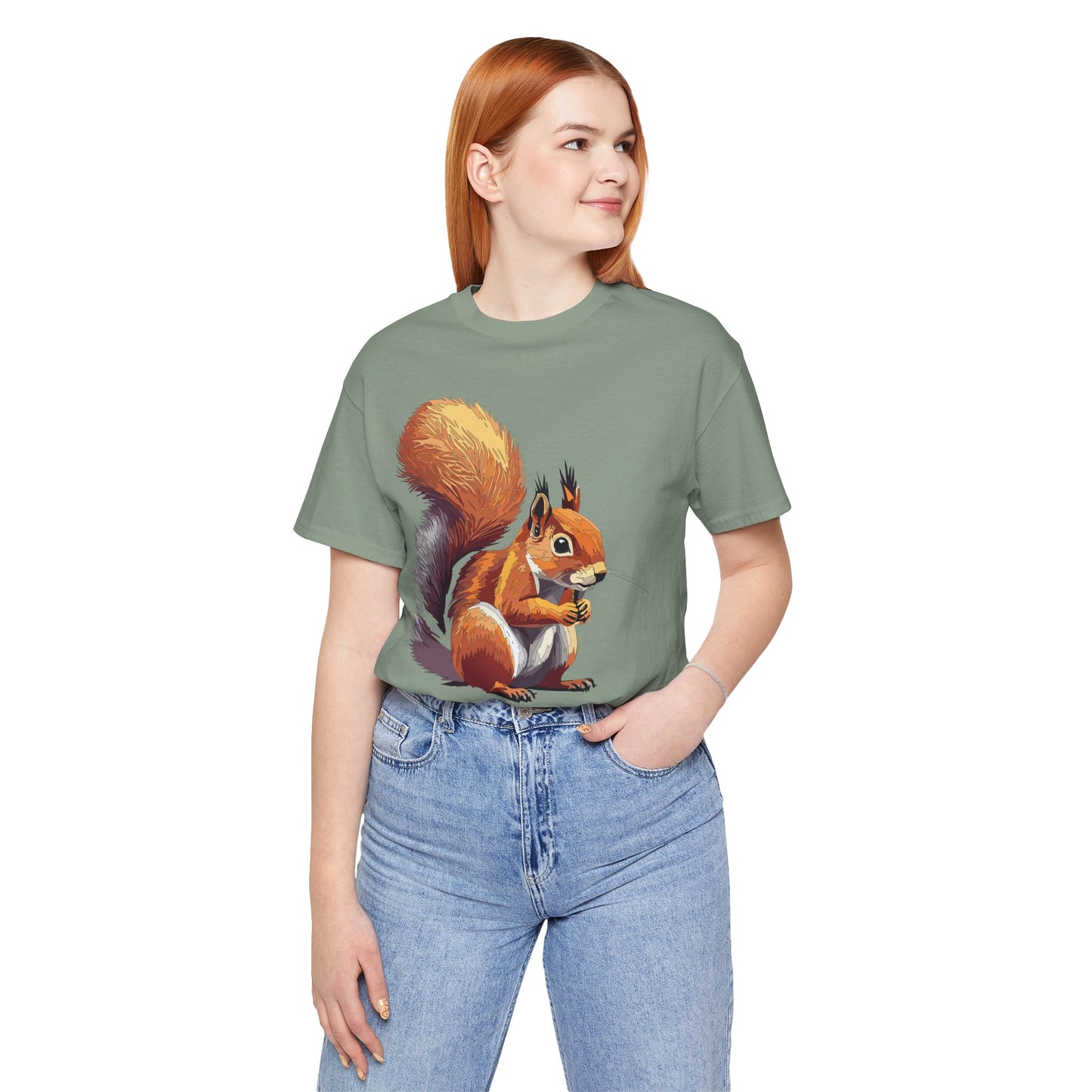 Unisex Animal Shirt, Tee Shirt with Animals, Art Design Tee Shirt, Wild Animals Shirt