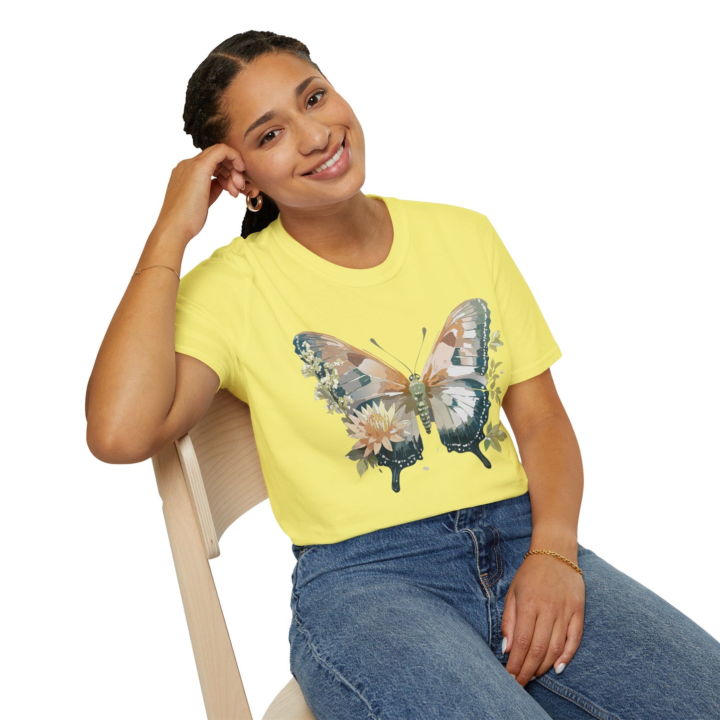 Butterfly Shirt, T Shirt with Butterfly, Monarch Shirt
