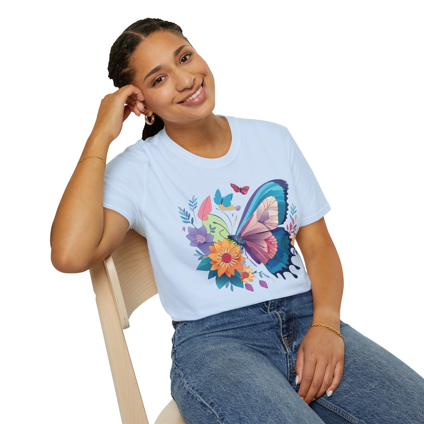 Butterfly Shirt, T Shirt with Butterfly, Monarch Shirt