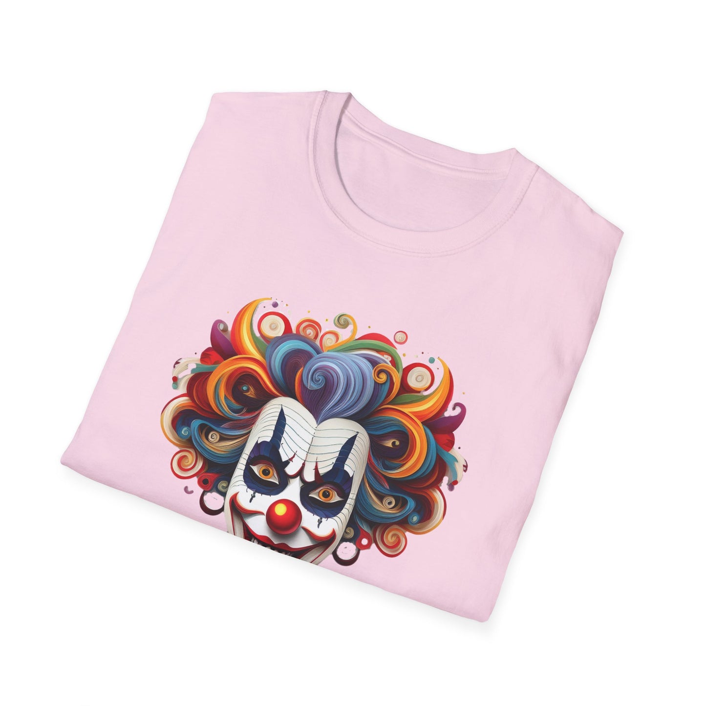 Clown Shirt, T Shirt with Clown, Funny Man Shirt, Tee Shirt with Funny Man, Circus Shirt, Shirt with Circus, Scary Man Shirt, Shirt with Scary Man