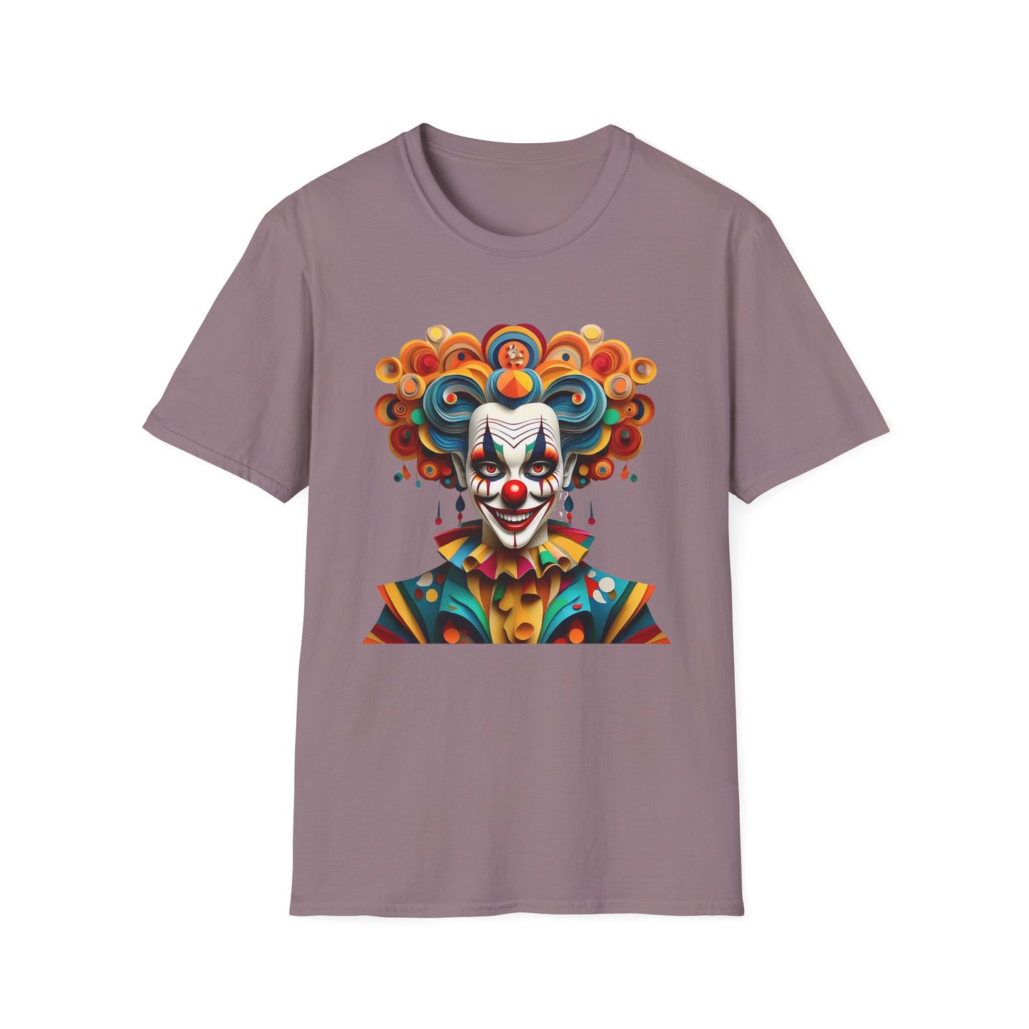 Clown Shirt, T Shirt with Clown, Funny Man Shirt, Tee Shirt with Funny Man, Circus Shirt, Shirt with Circus, Scary Man Shirt, Shirt with Scary Man