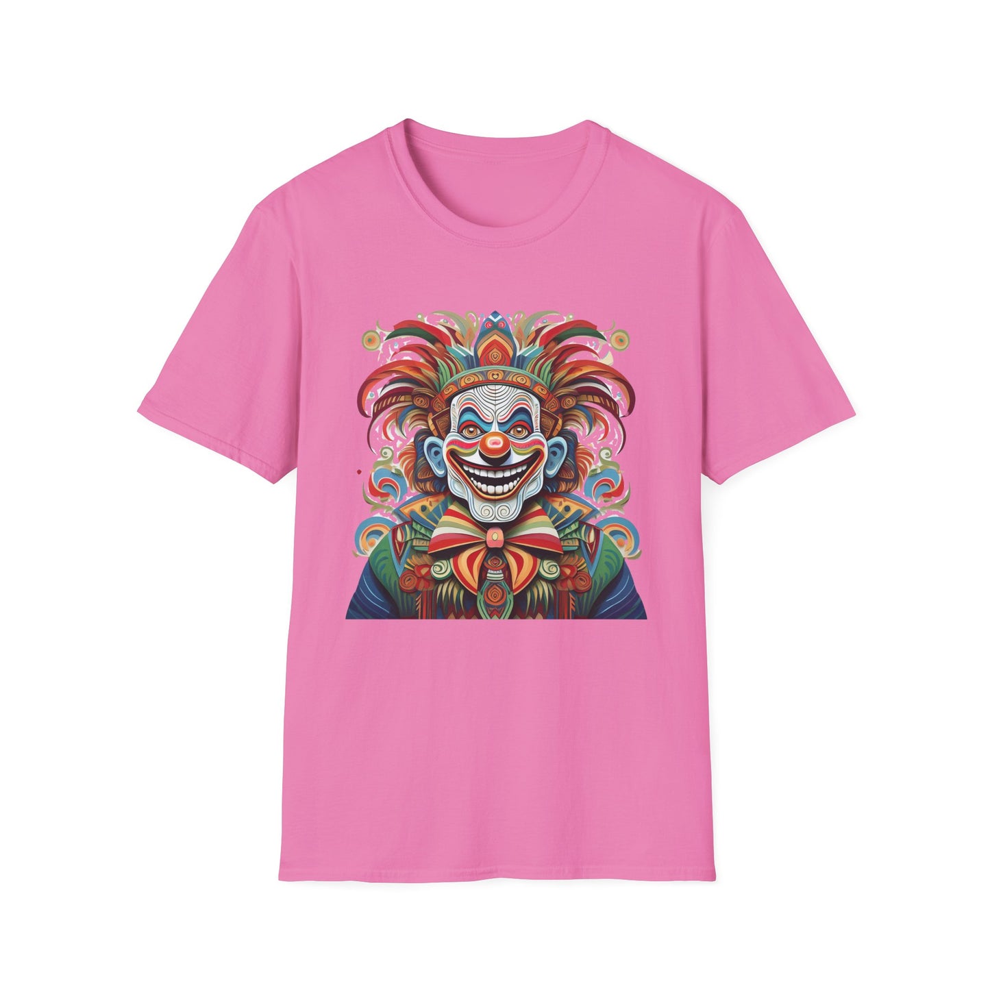 Clown Shirt, T Shirt with Clown, Funny Man Shirt, Tee Shirt with Funny Man, Circus Shirt, Shirt with Circus, Scary Man Shirt, Shirt with Scary Man