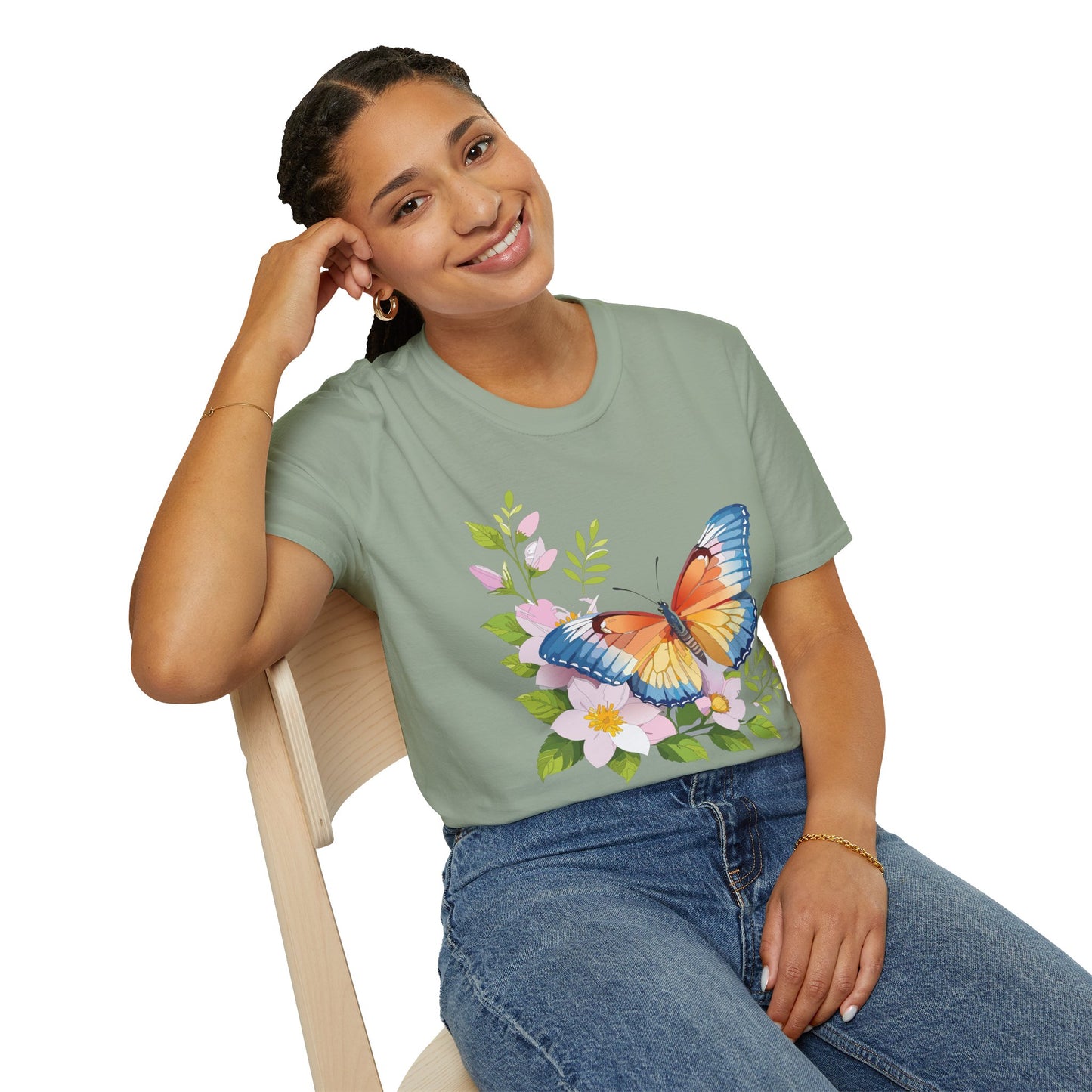 Butterfly Shirt, T Shirt with Butterfly, Monarch Shirt