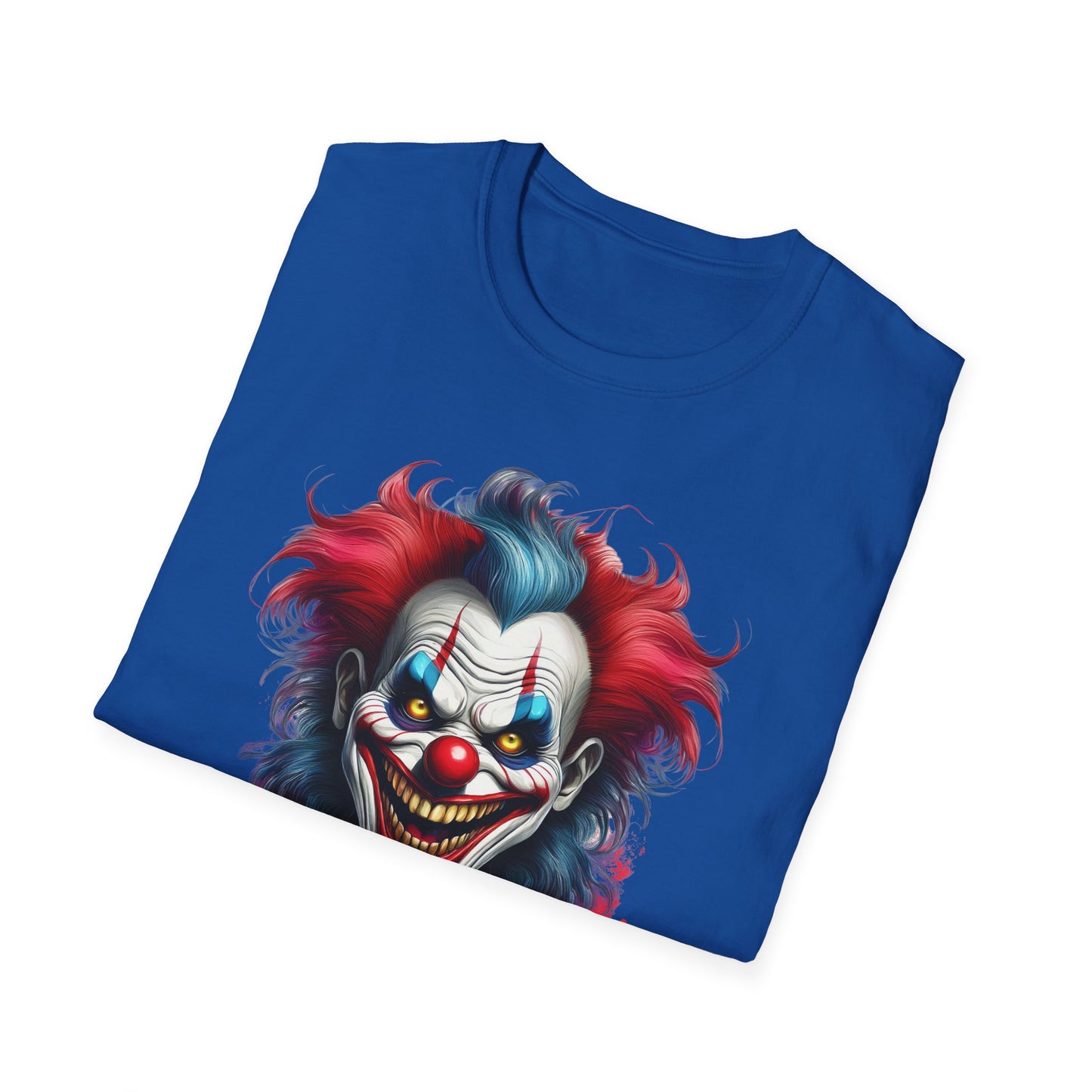 Clown Shirt, T Shirt with Clown, Funny Man Shirt, Tee Shirt with Funny Man, Circus Shirt, Shirt with Circus, Scary Man Shirt, Shirt with Scary Man