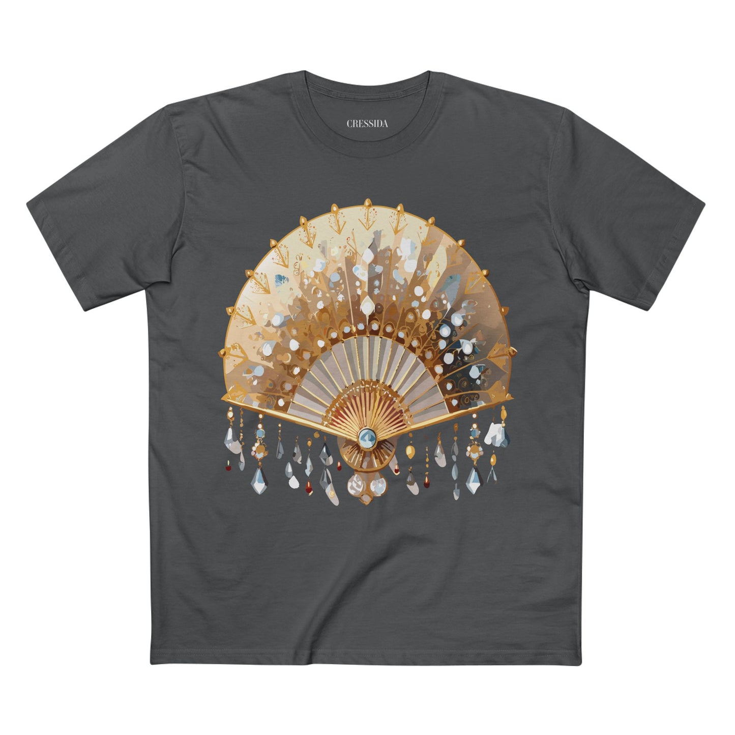 Fan shirt, Shirt with Fan, Tee Shirt with Antique Fan