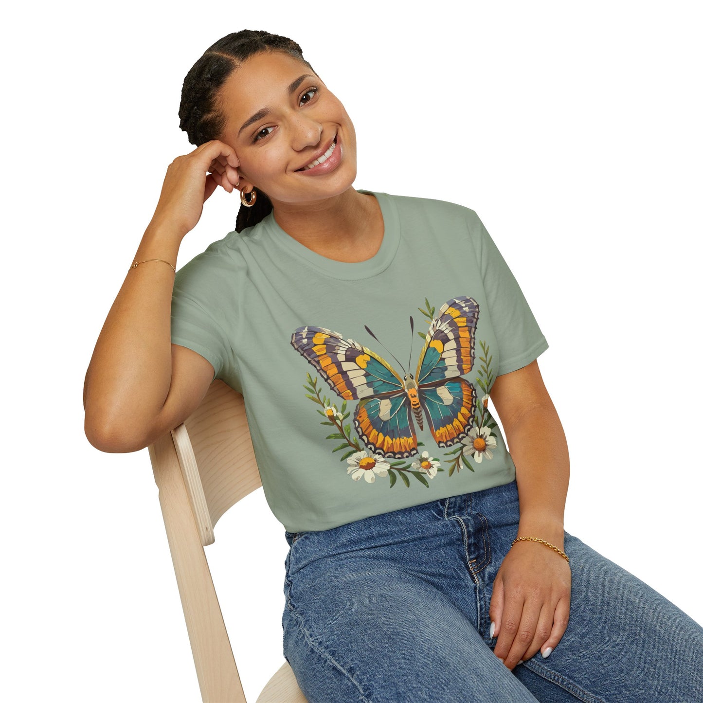 Butterfly Shirt, T Shirt with Butterfly, Monarch Shirt