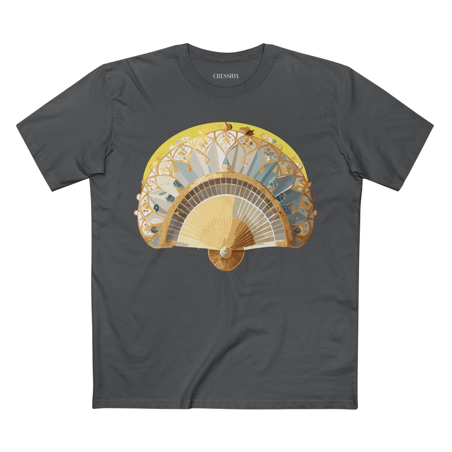 Fan shirt, Shirt with Fan, Tee Shirt with Antique Fan