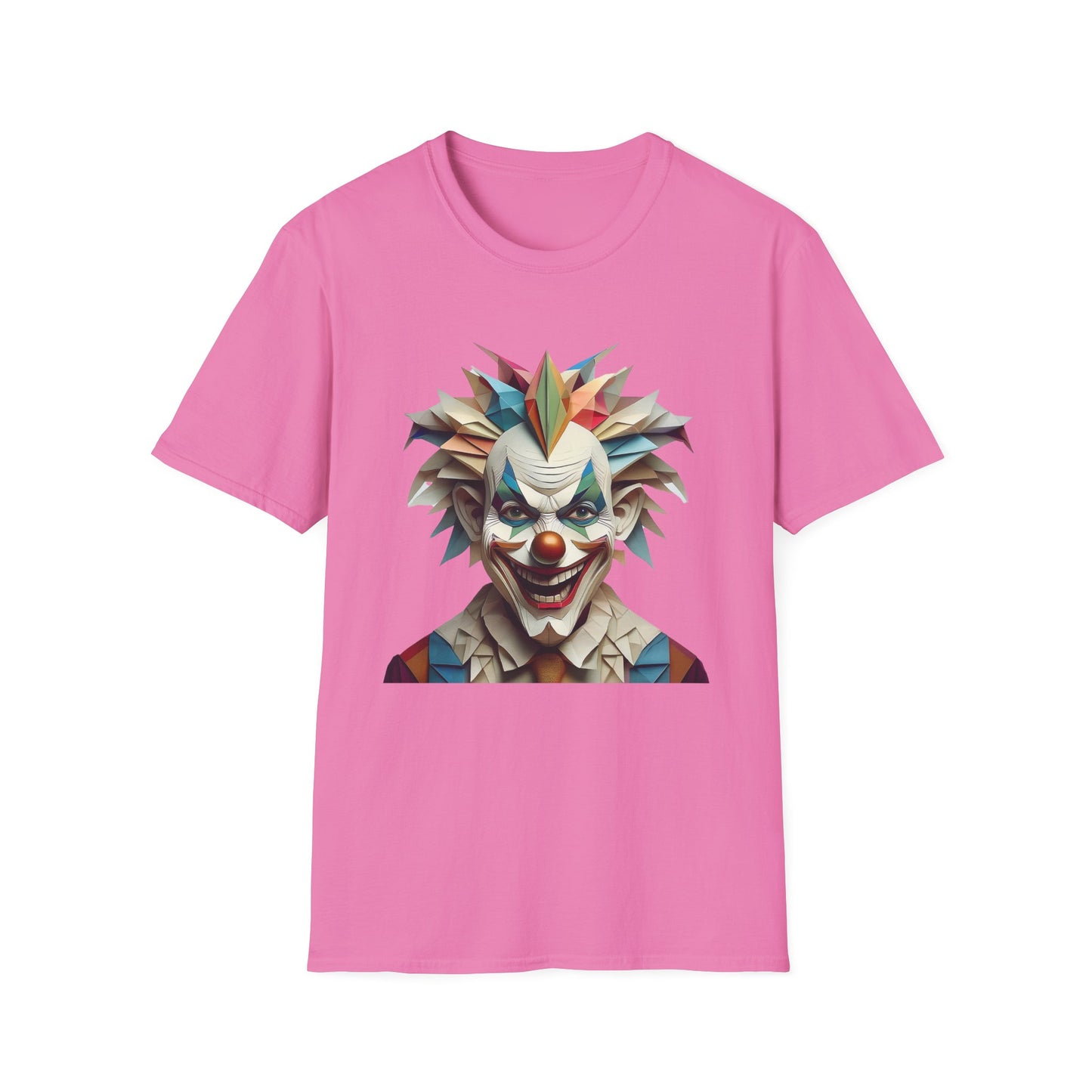 Clown Shirt, T Shirt with Clown, Funny Man Shirt, Tee Shirt with Funny Man, Circus Shirt, Shirt with Circus, Scary Man Shirt, Shirt with Scary Man
