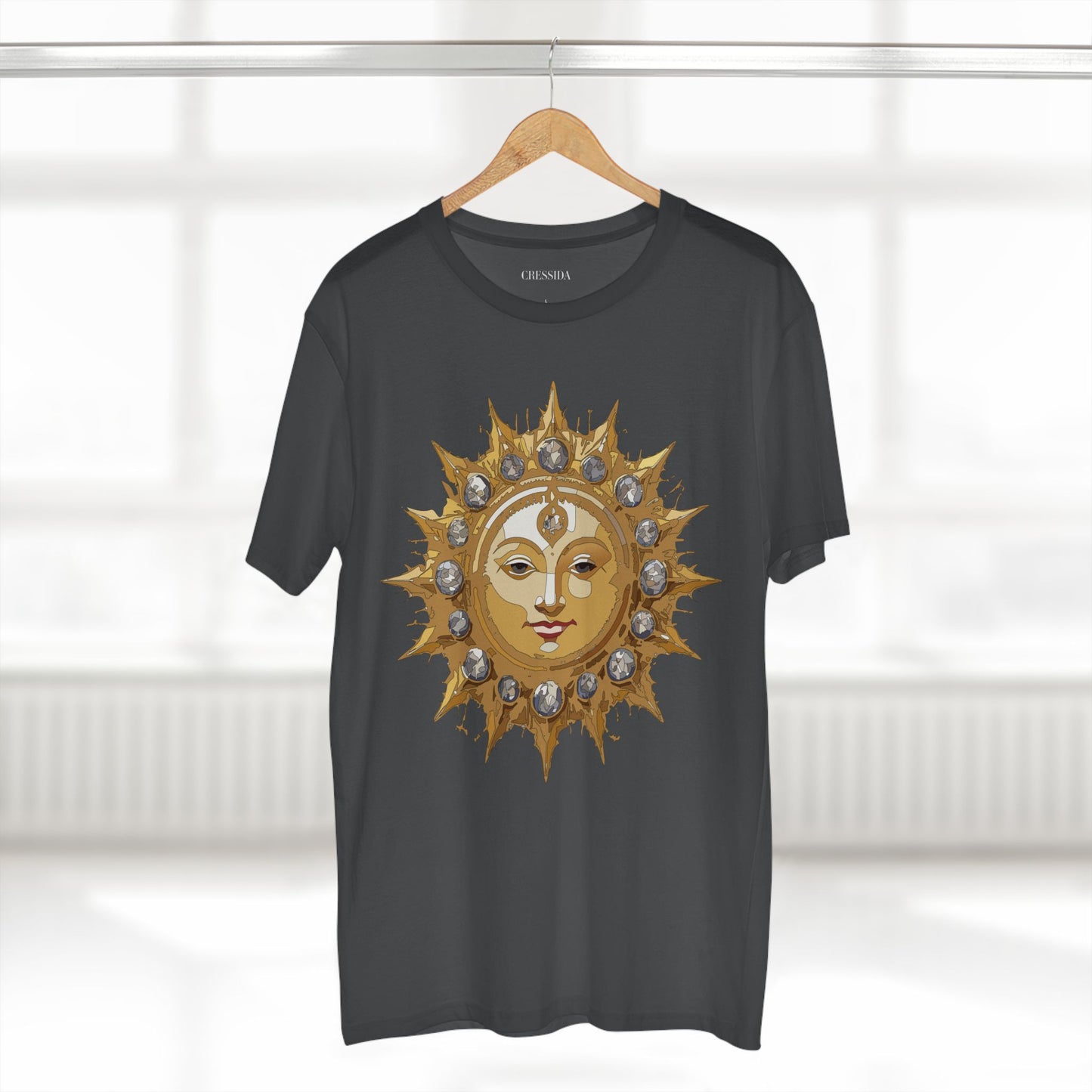 Sun Shirt, Shirt with Sun, Tee Shirt with Gold Sun