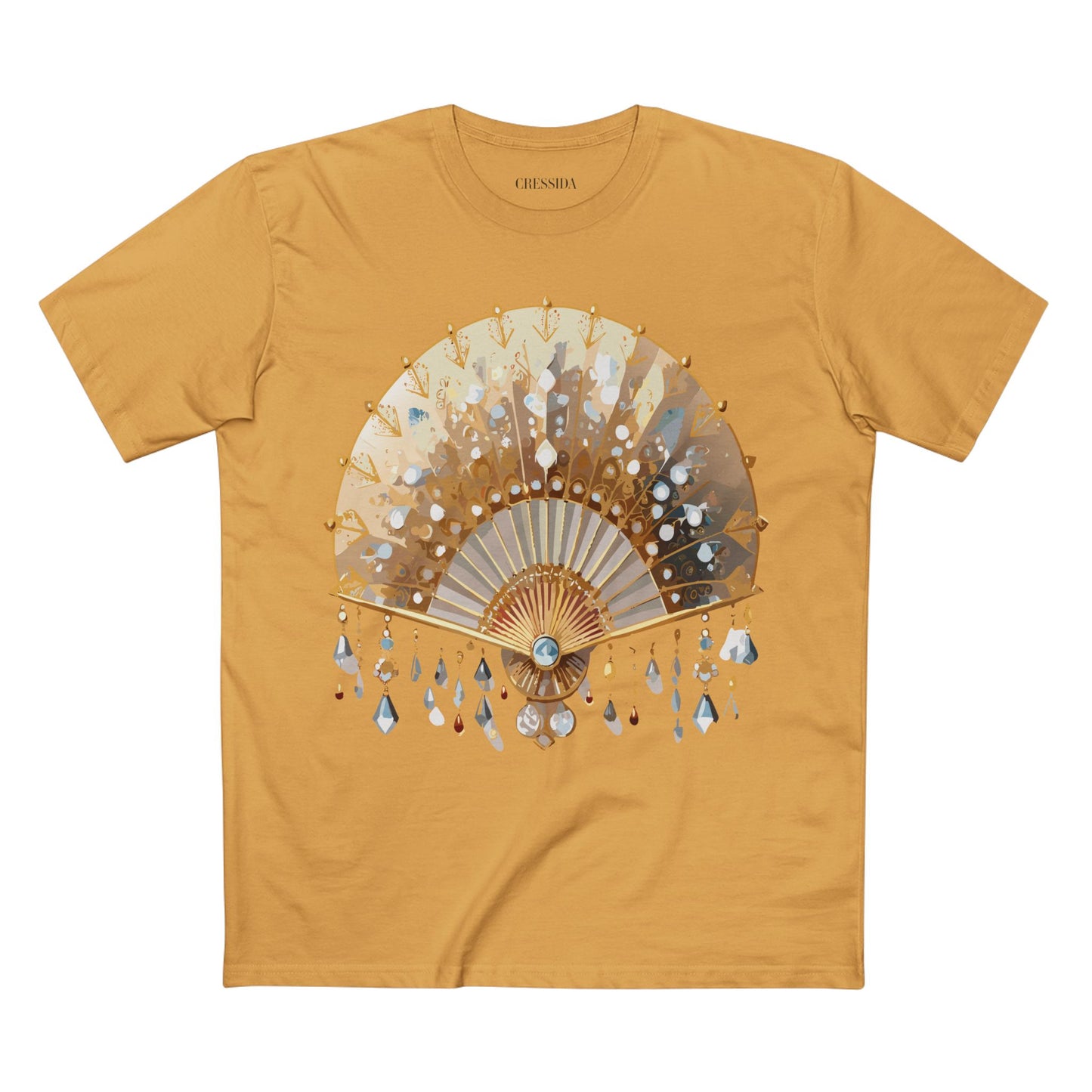 Fan shirt, Shirt with Fan, Tee Shirt with Antique Fan