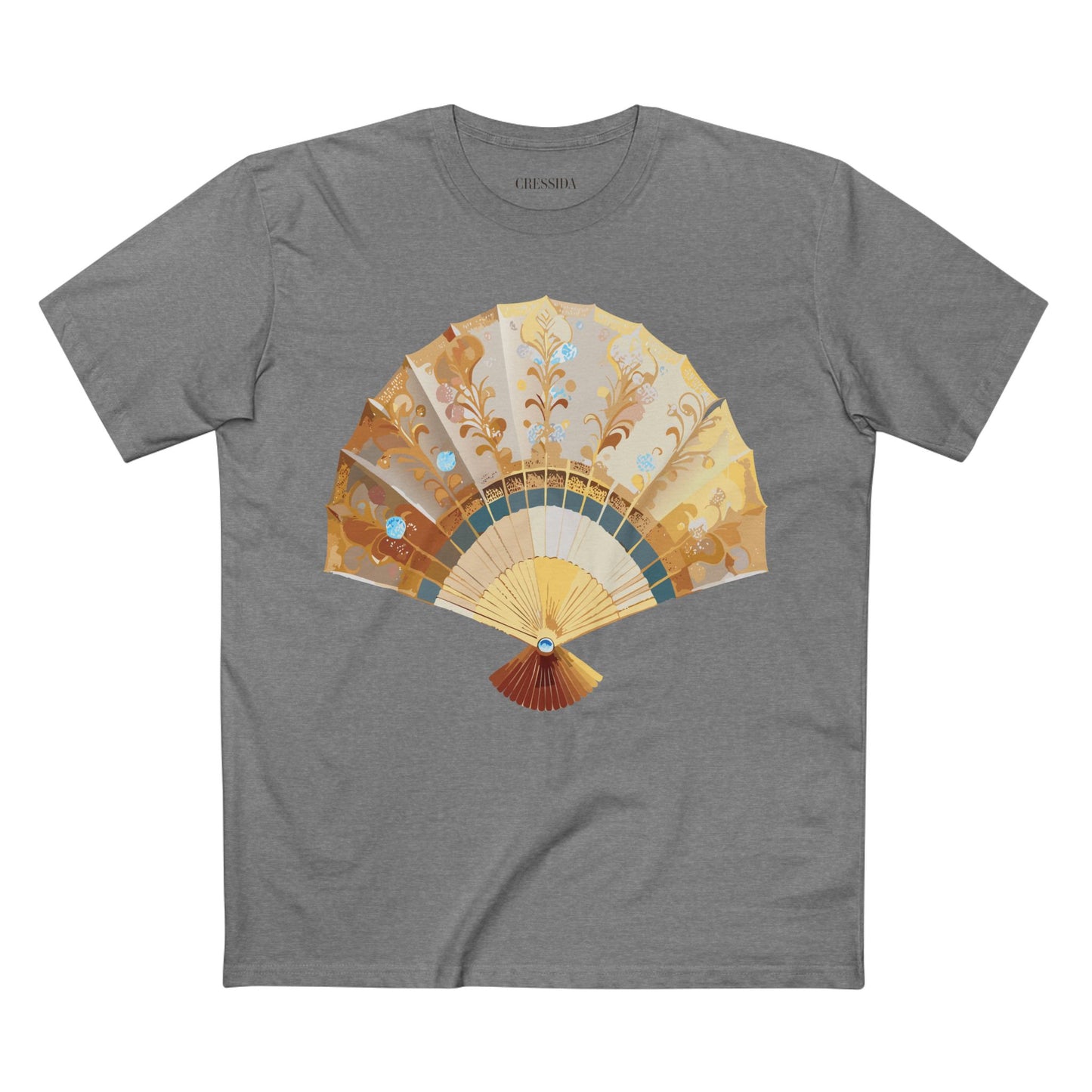 Fan shirt, Shirt with Fan, Tee Shirt with Antique Fan