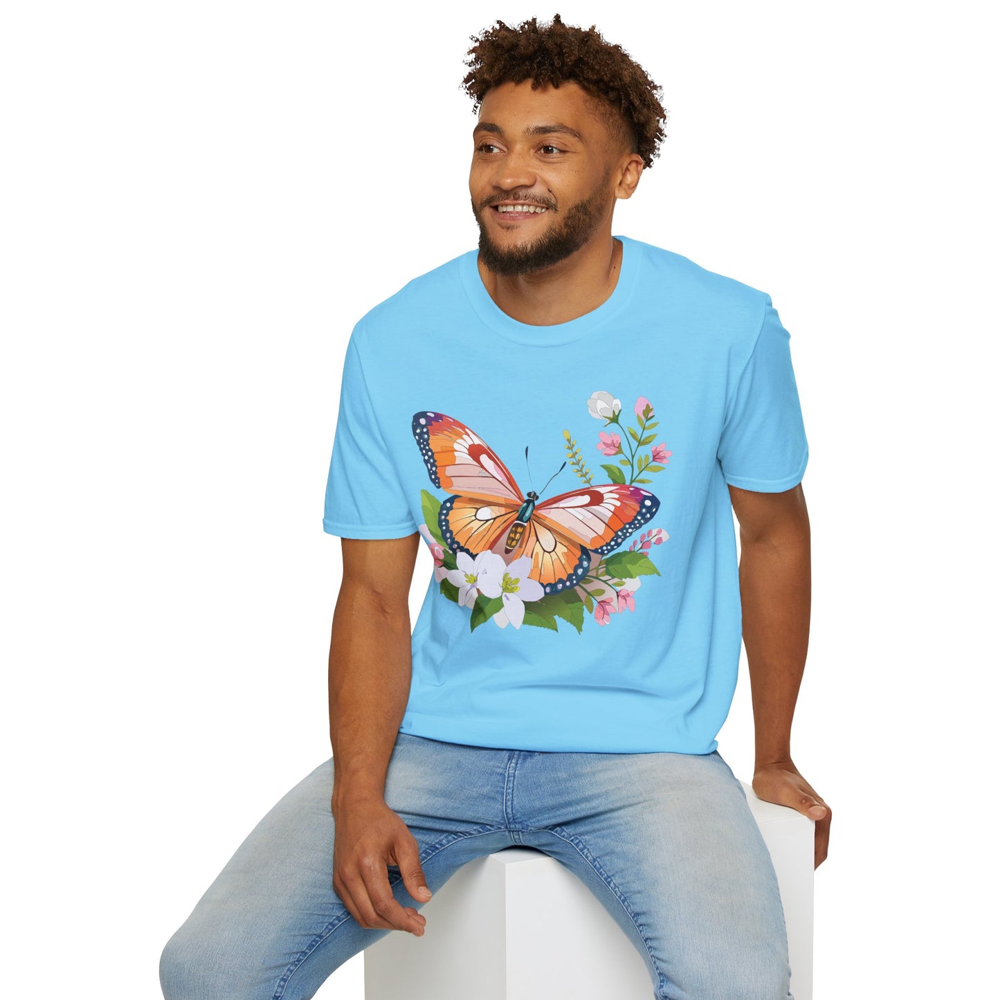 Butterfly Shirt, T Shirt with Butterfly, Monarch Shirt