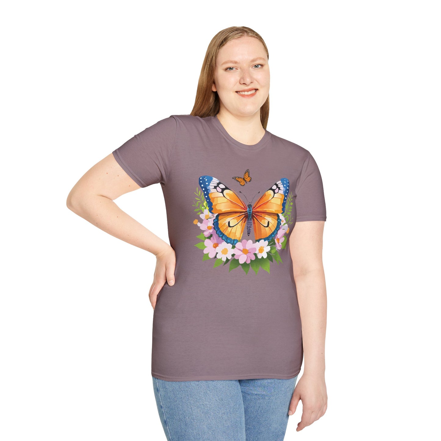 Butterfly Shirt, T Shirt with Butterfly, Monarch Shirt