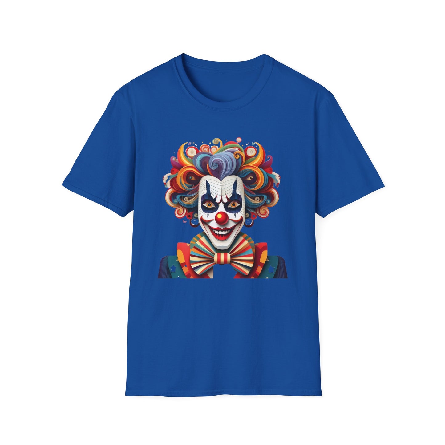 Clown Shirt, T Shirt with Clown, Funny Man Shirt, Tee Shirt with Funny Man, Circus Shirt, Shirt with Circus, Scary Man Shirt, Shirt with Scary Man