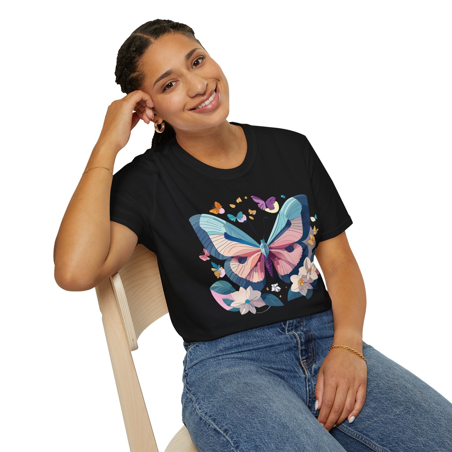 Butterfly Shirt, T Shirt with Butterfly, Monarch Shirt