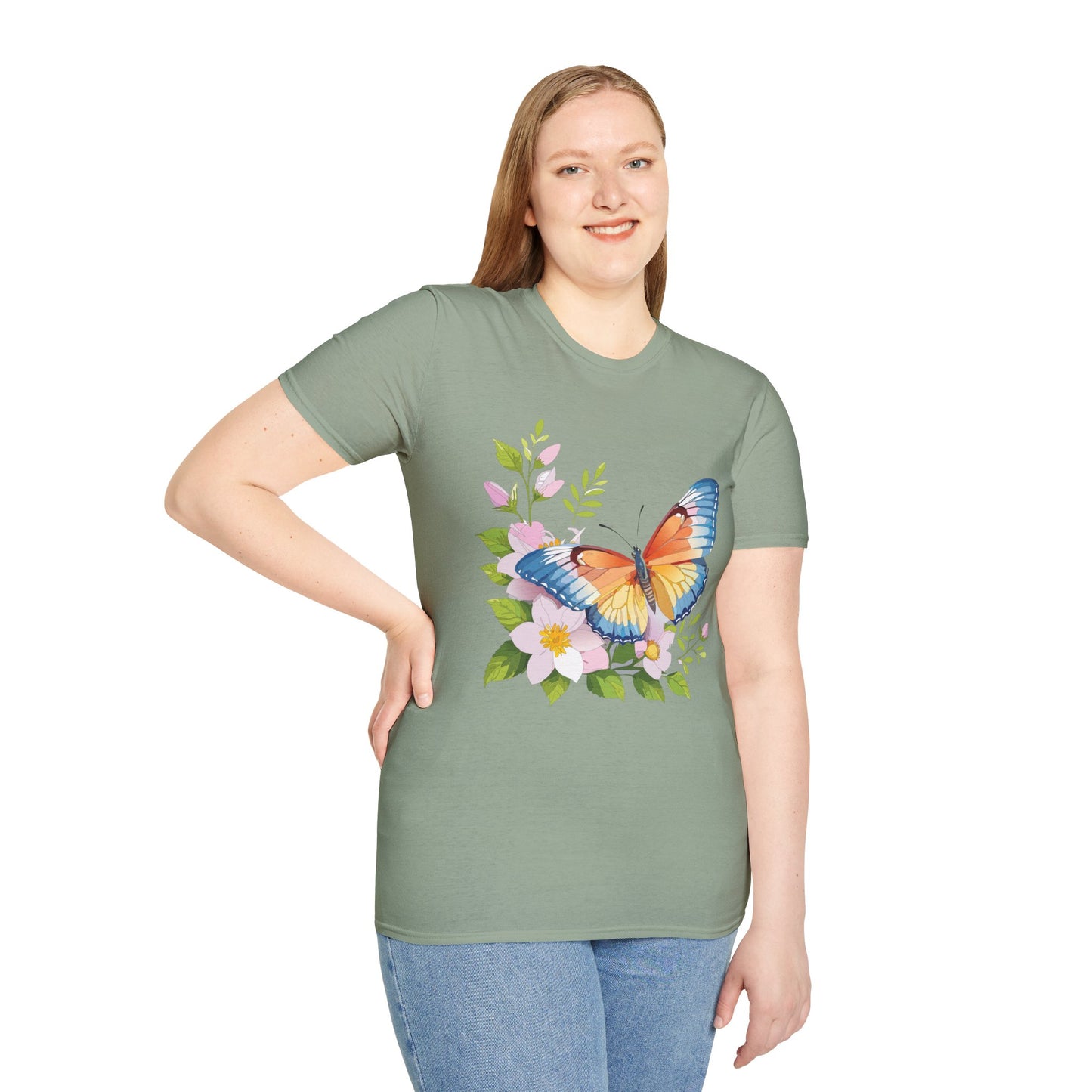 Butterfly Shirt, T Shirt with Butterfly, Monarch Shirt
