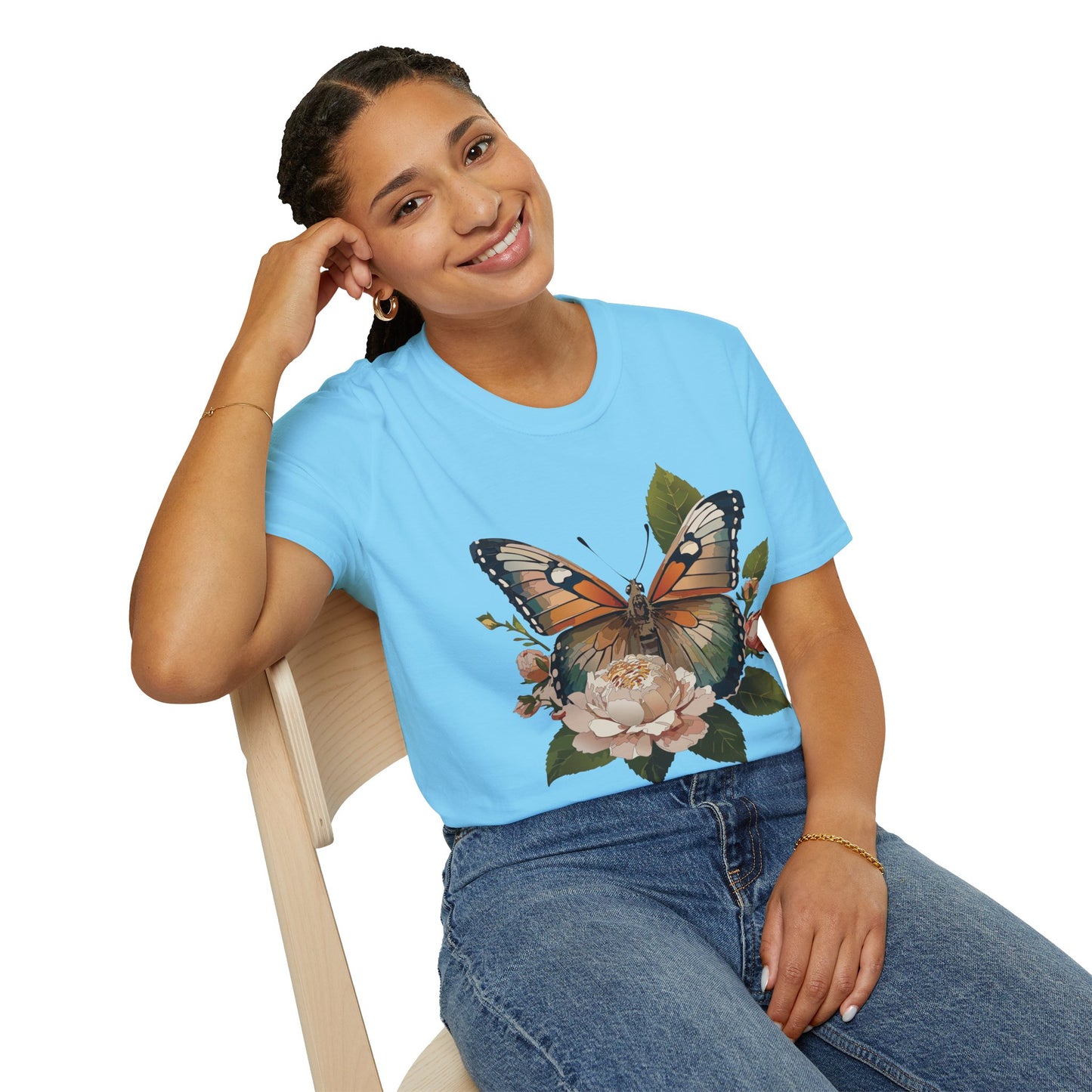 Butterfly Shirt, T Shirt with Butterfly, Monarch Shirt